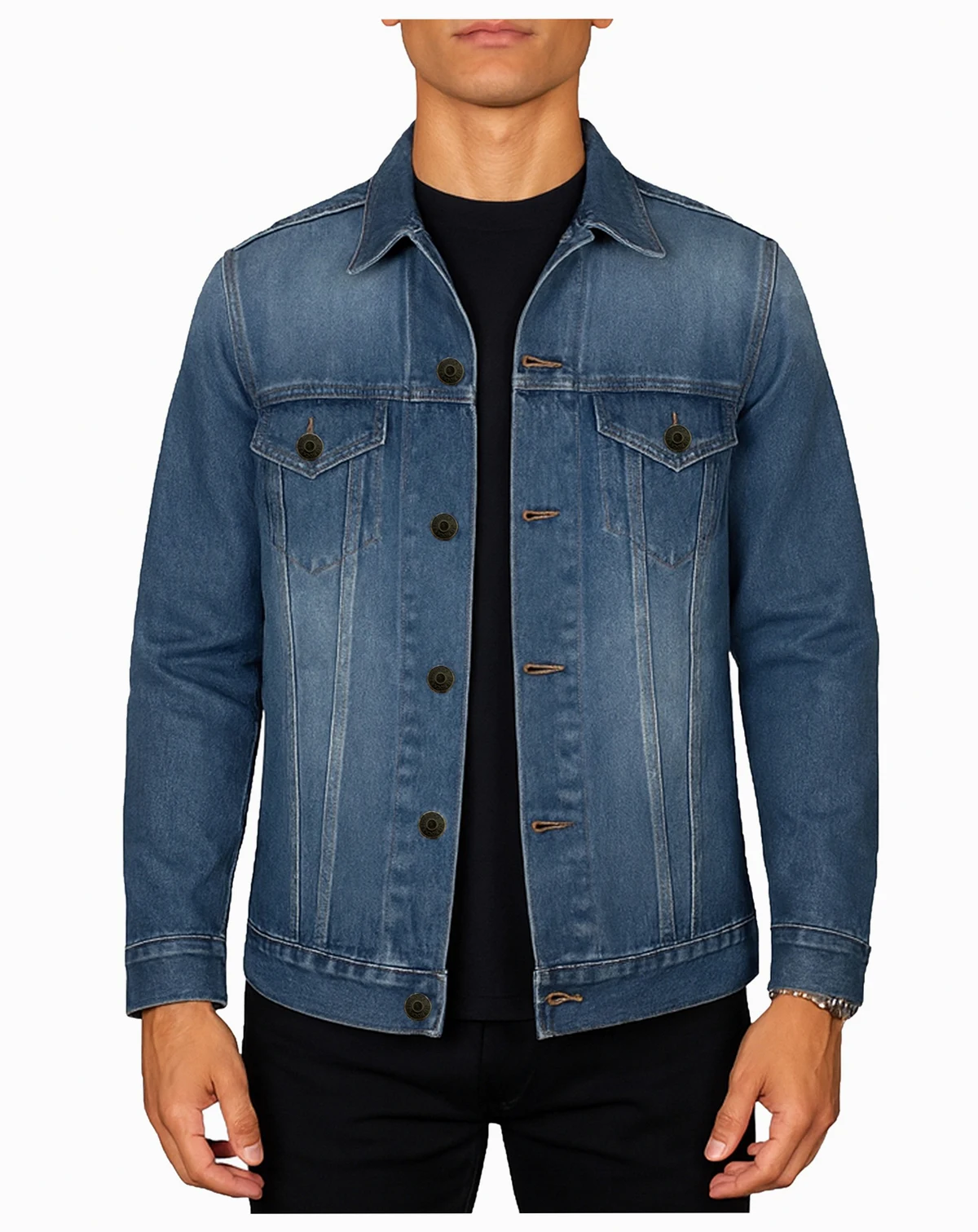 Men's Regular-Fit Classic Denim Jacket