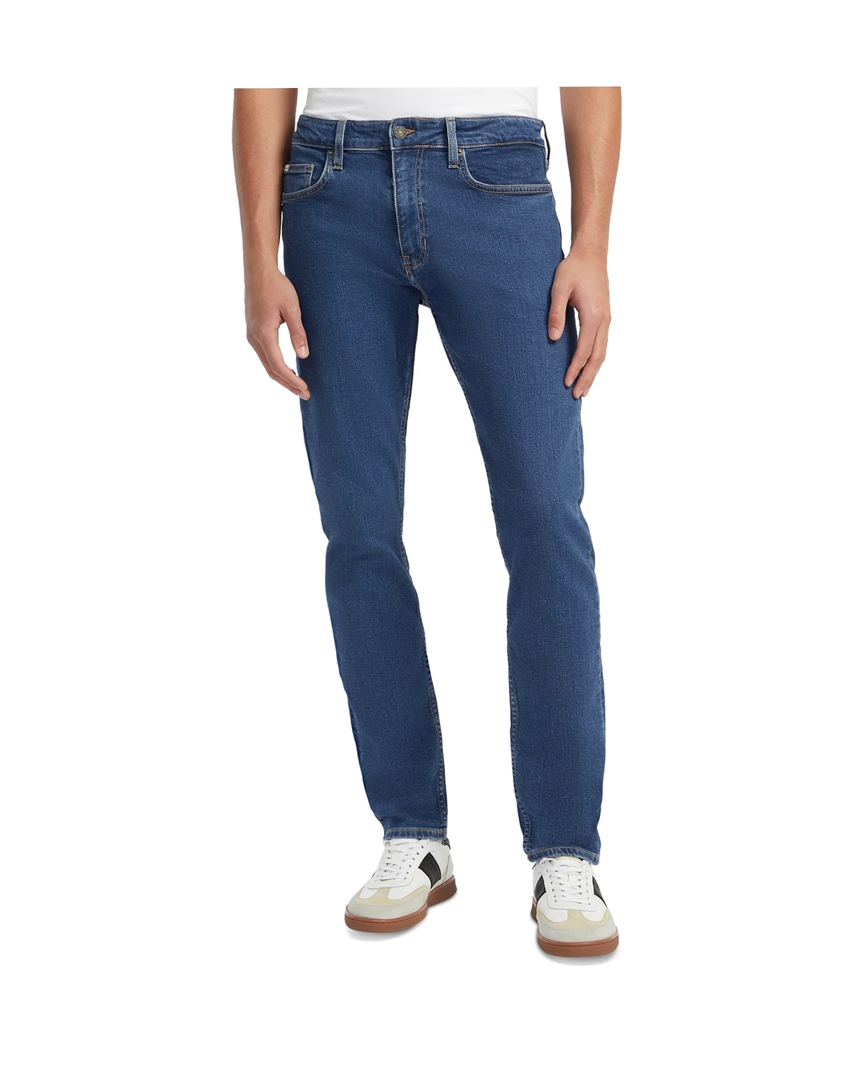 Men's Medium-Wash GJ G14 Slim Jeans