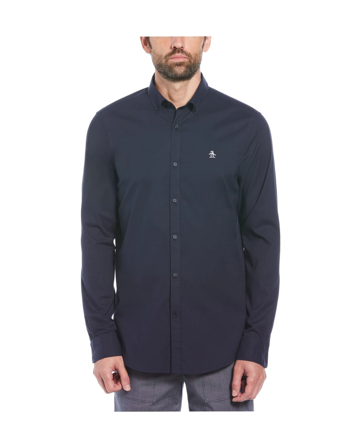 Men's Long-Sleeve Oxford Shirt