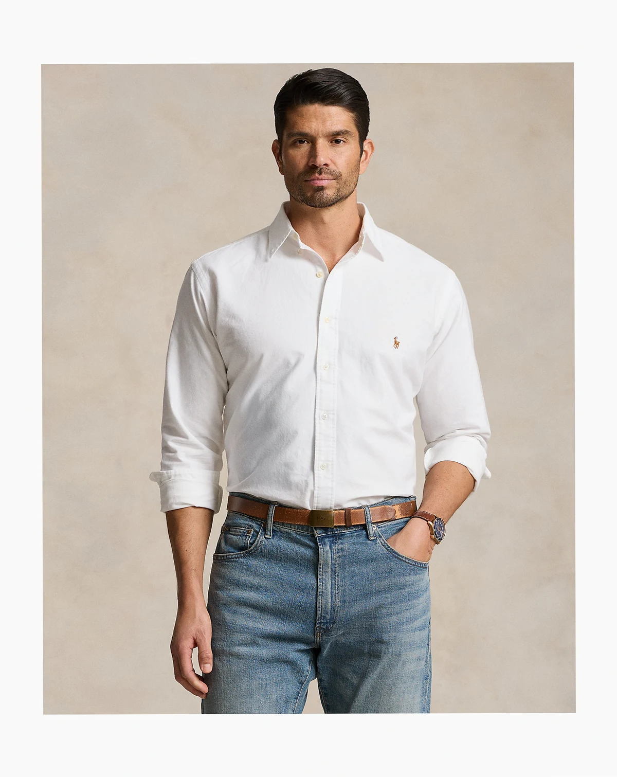 Men's Big & Tall Classic-Fit Long-Sleeve Oxford Shirt
