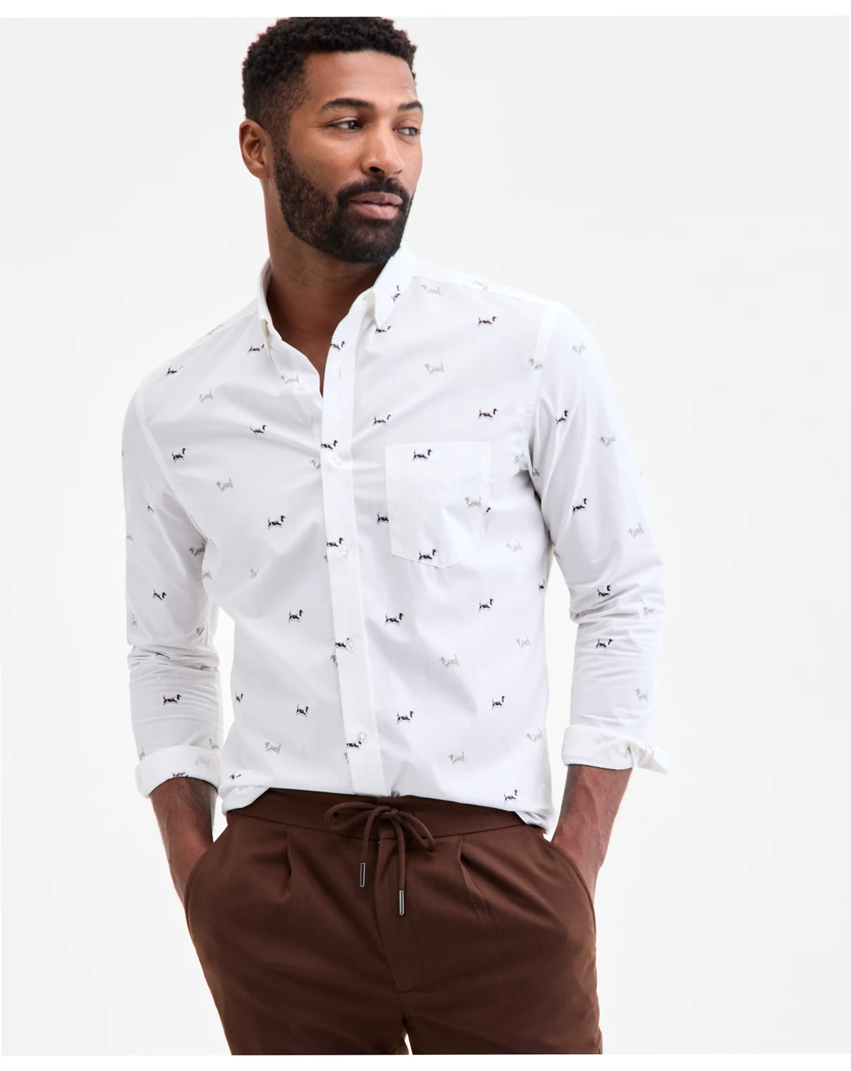 Long Sleeve Poplin Shirt, Macy's Exclusive