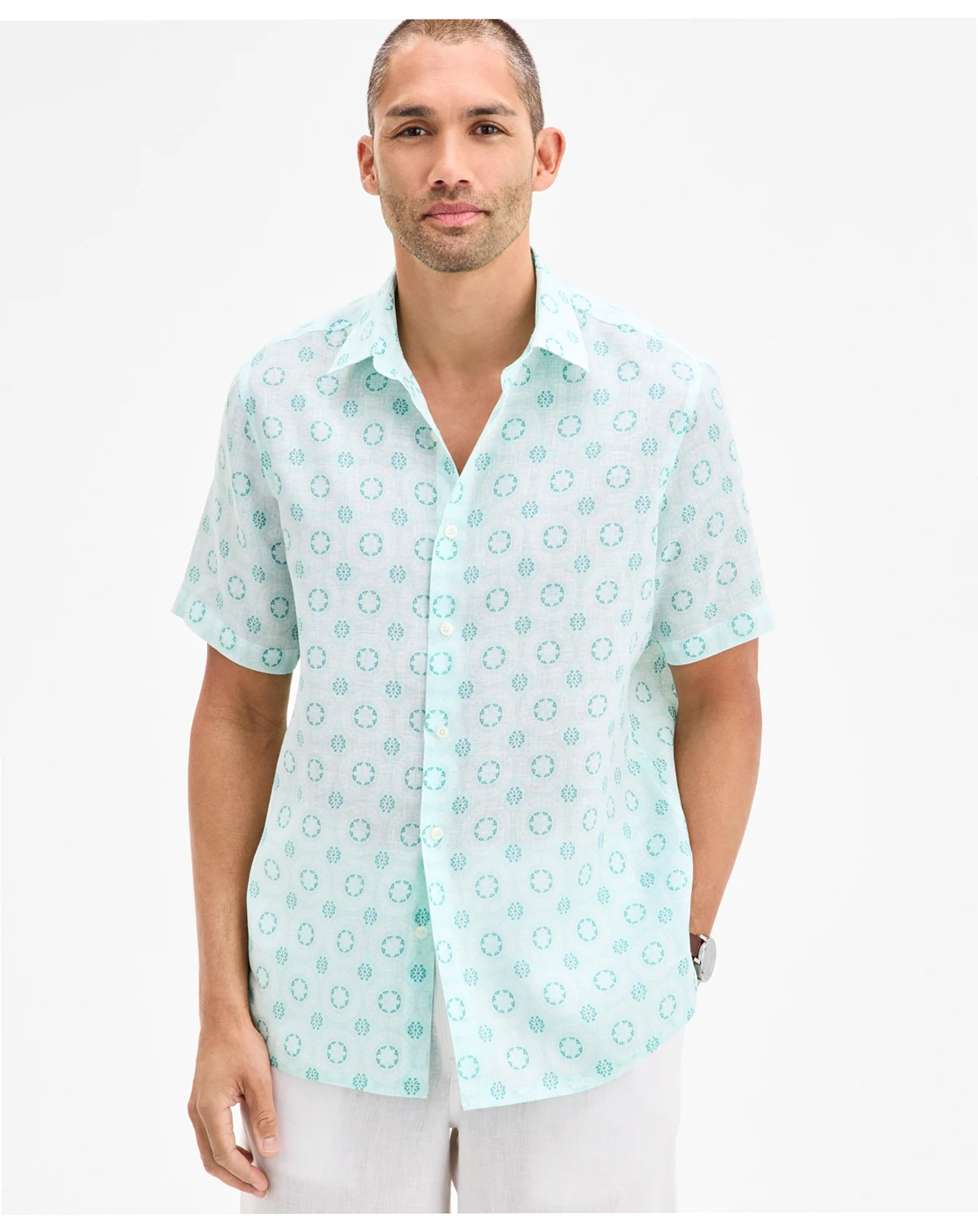 Men's Marks Medallion Shirt, Exclusively at Macy's