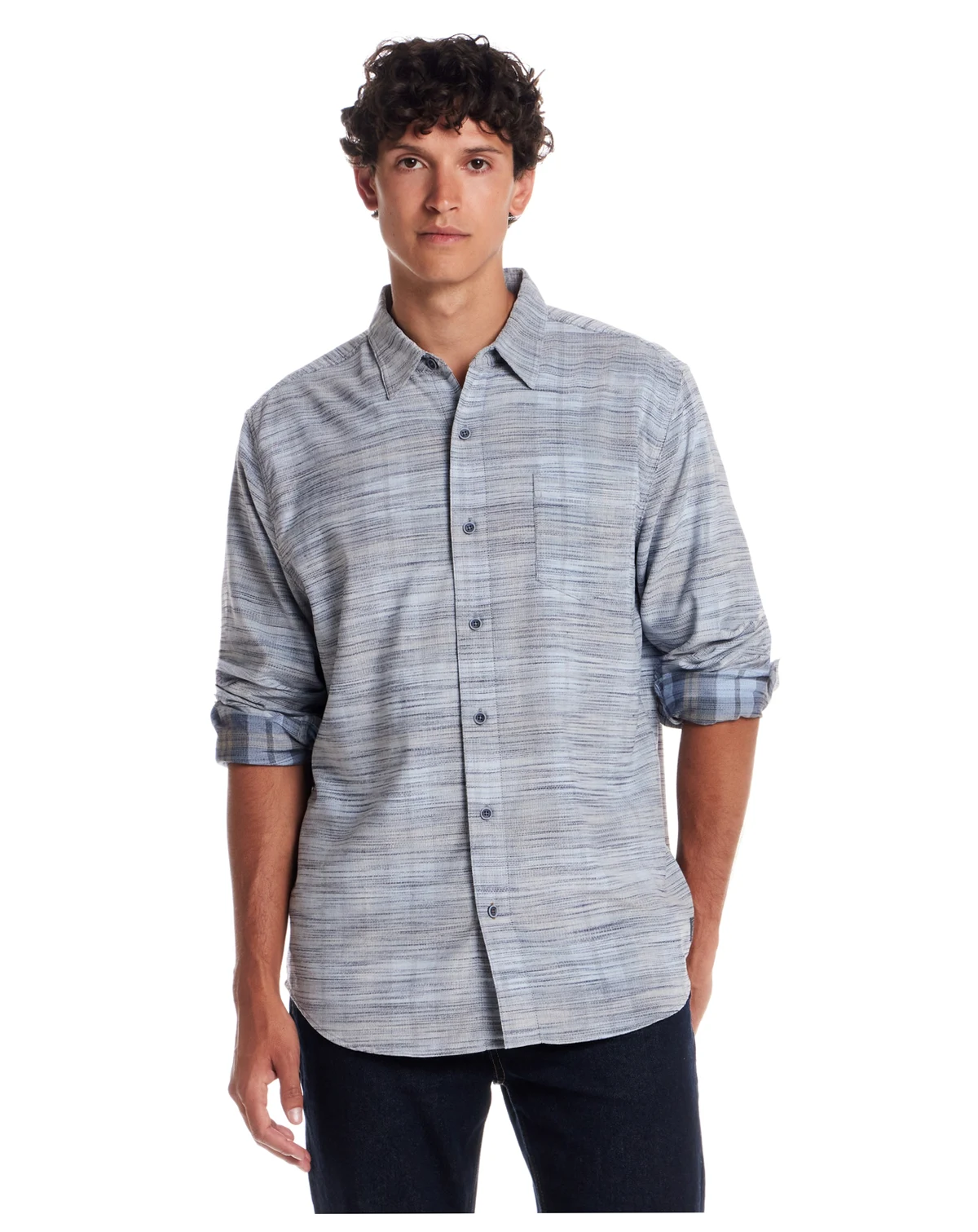 Men's Space Point Collar Shirt