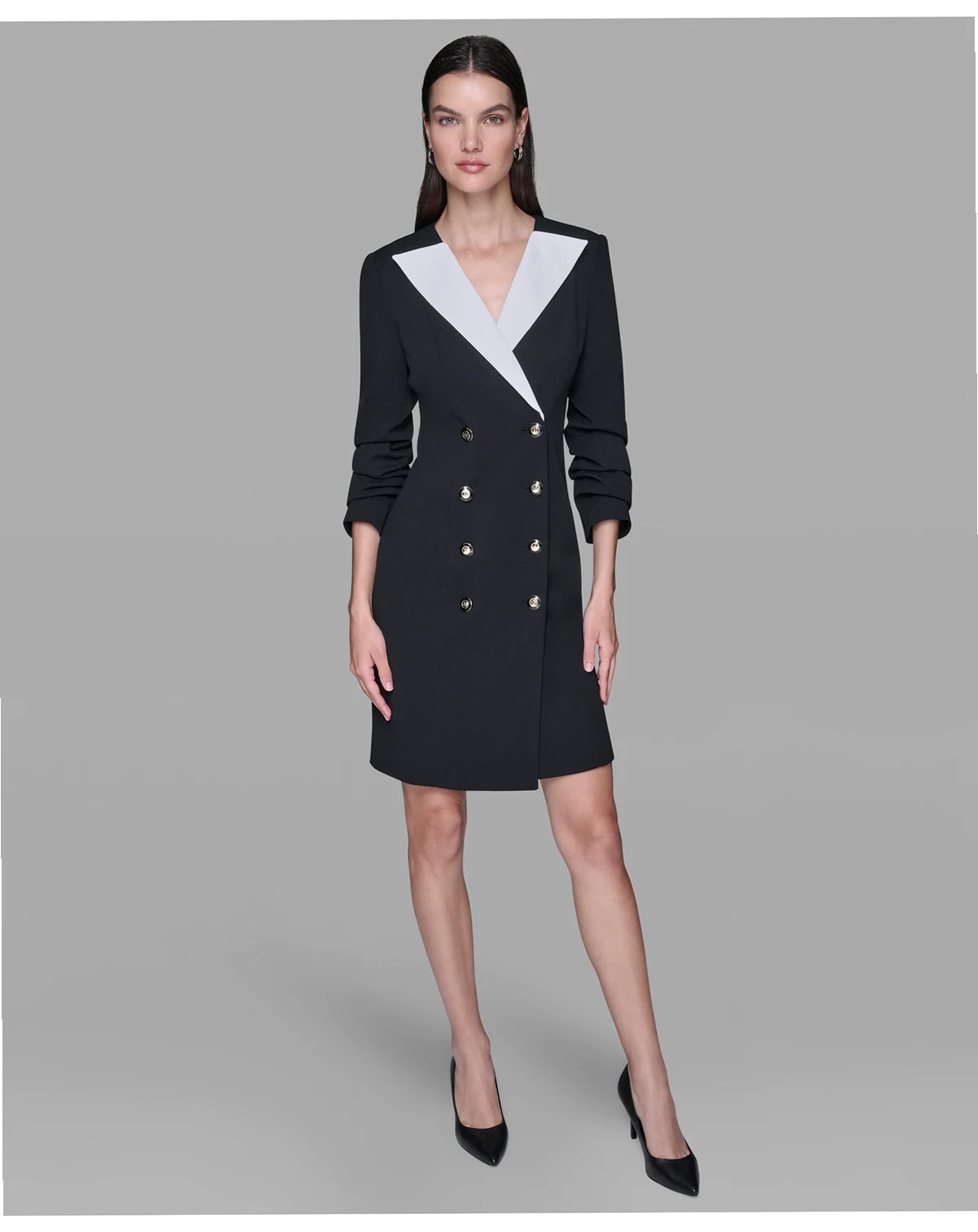 Women's Double-Breasted Blazer Dress