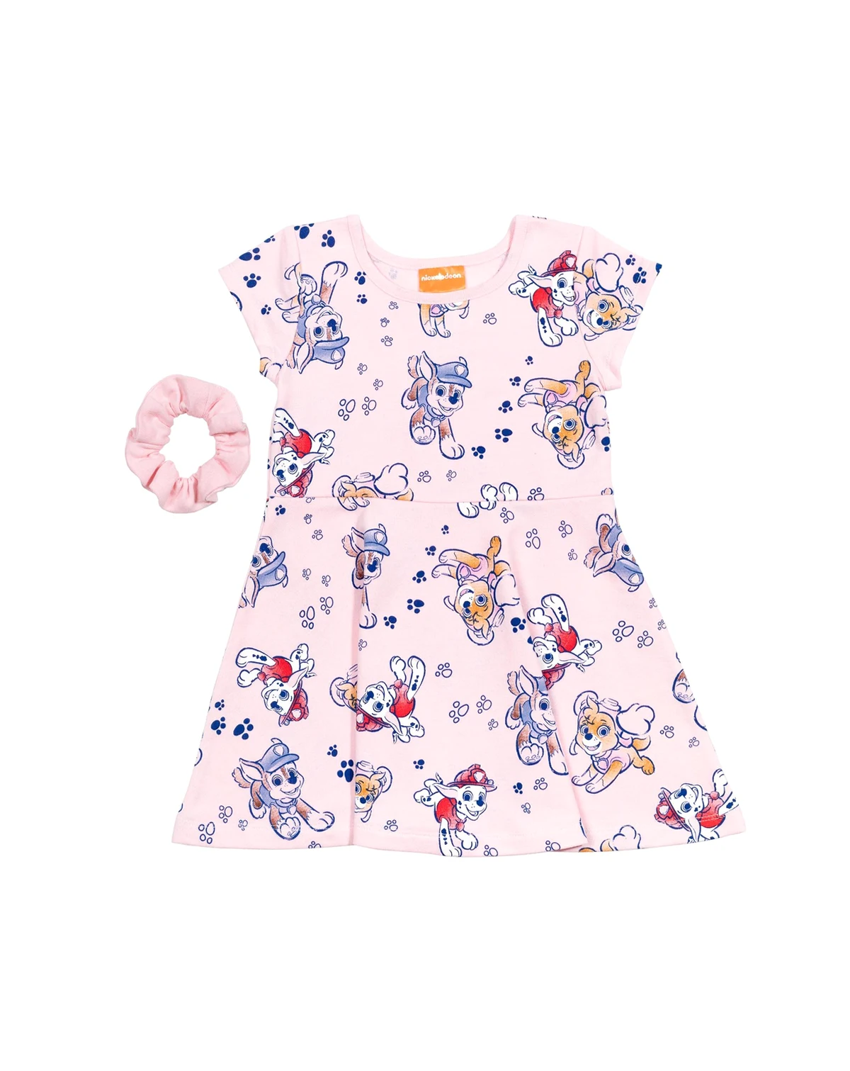 Toddler Girls Skater Dress and Scrunchie