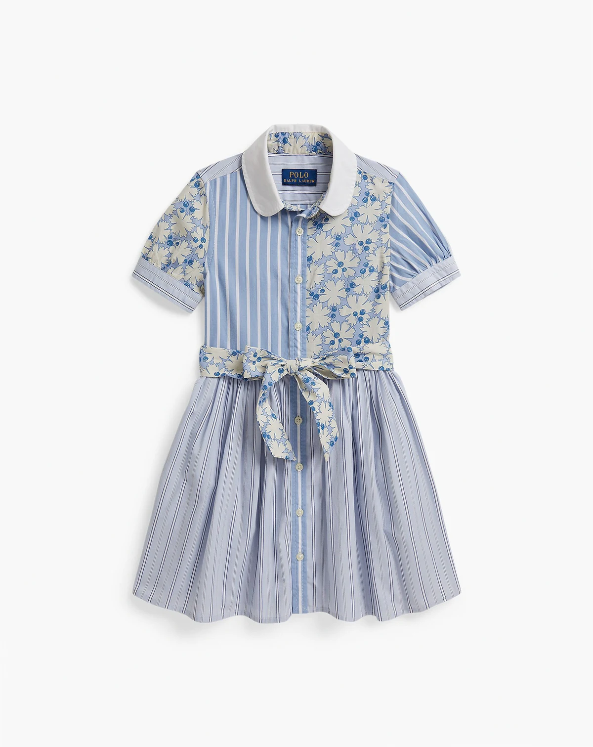 Girls' 2T-6X Short-Sleeve Shirt Dress