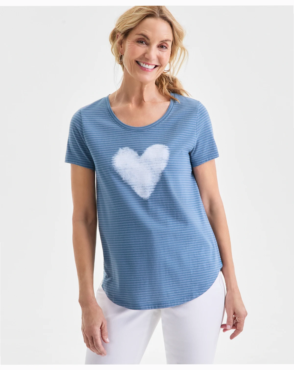 Women's Graphic Short-Sleeve Crewneck T-Shirt, Macy's Exclusive