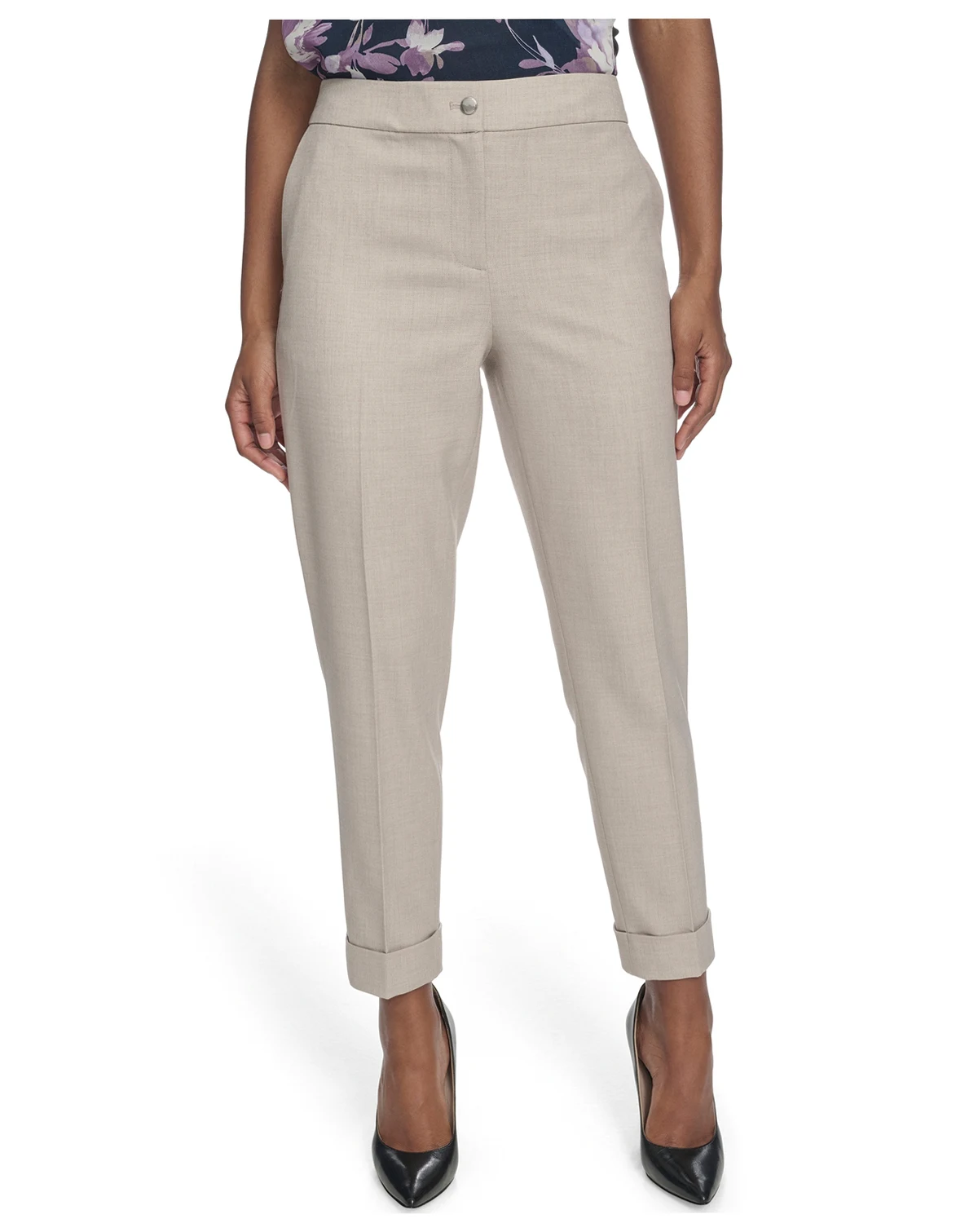 Women's Slim Leg Rolled Cuff Pants