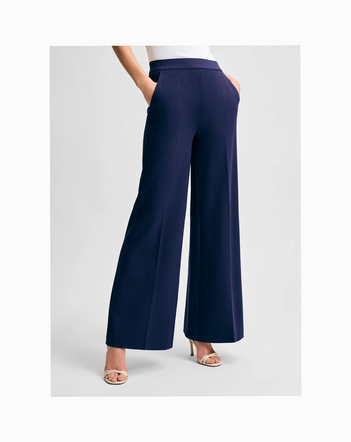 Women's Ponte Wide Leg Pant
