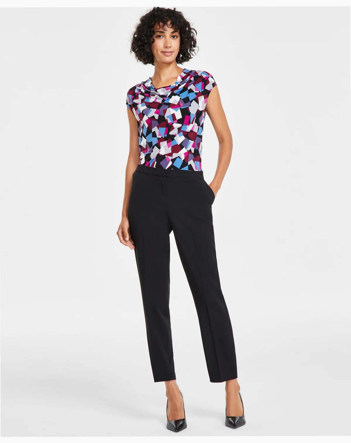 Women's Lily Straight Ankle Pant, Regular & Petite