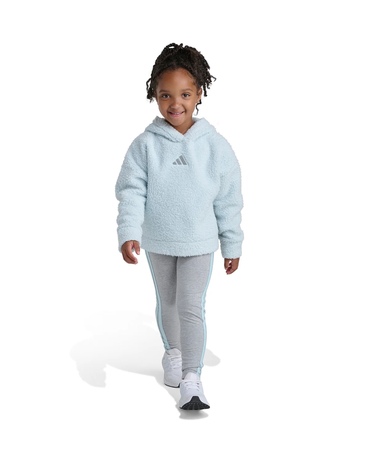 Toddler and Little Girls' 2T-7 Fleece Hoodie and Leggings, 2-Piece Set