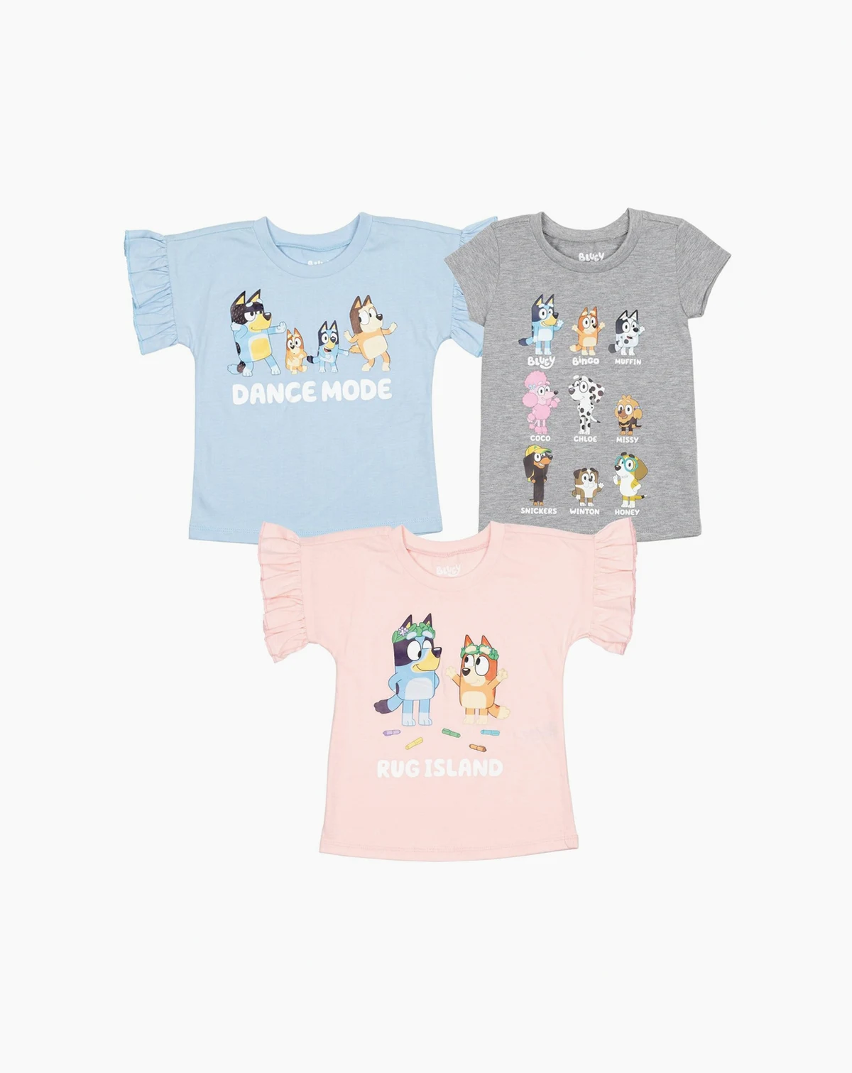 Toddler| Child Bingo and Friends 3 Pack Graphic T-Shirts
