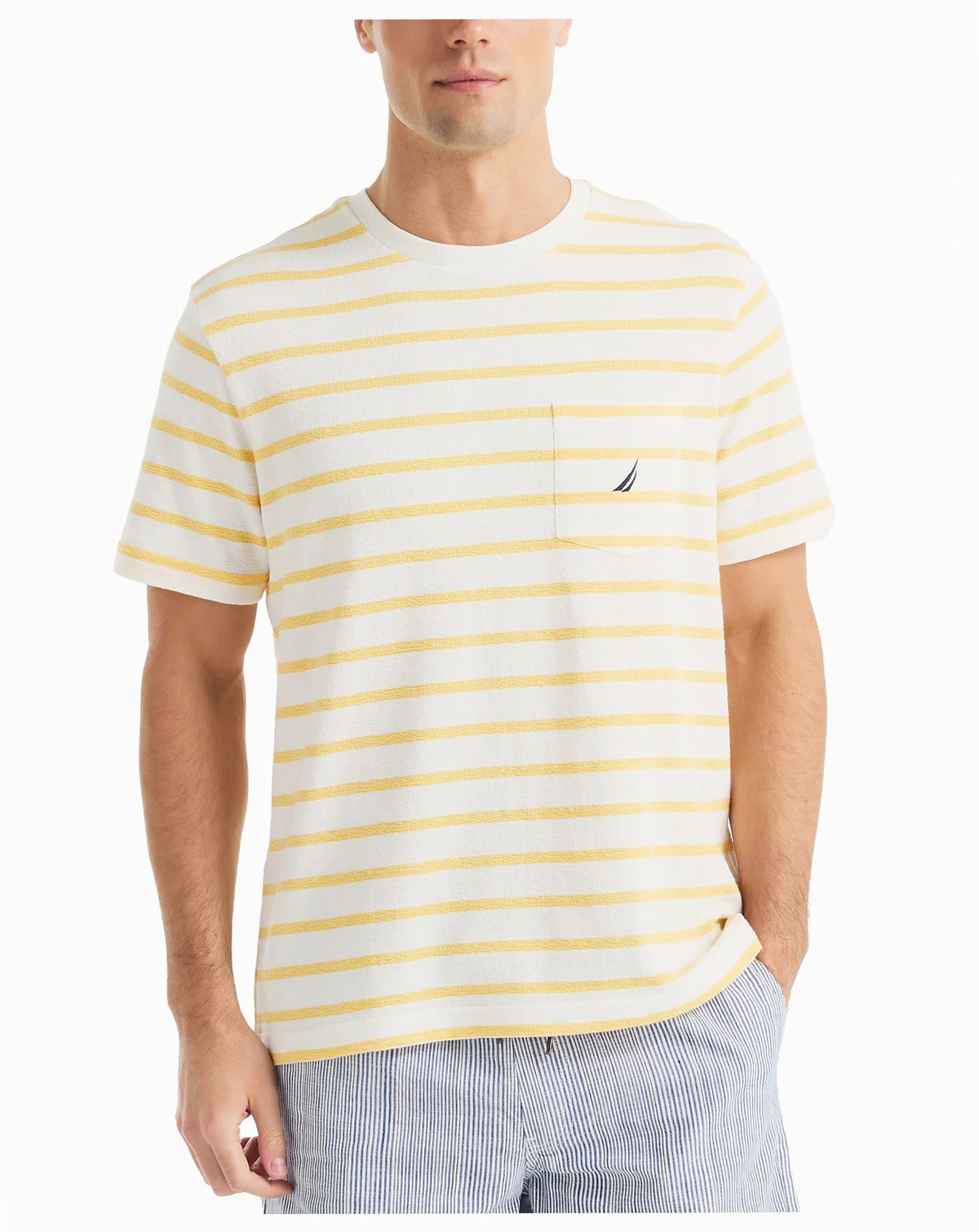 Men's Stripe Crewneck T-Shirt