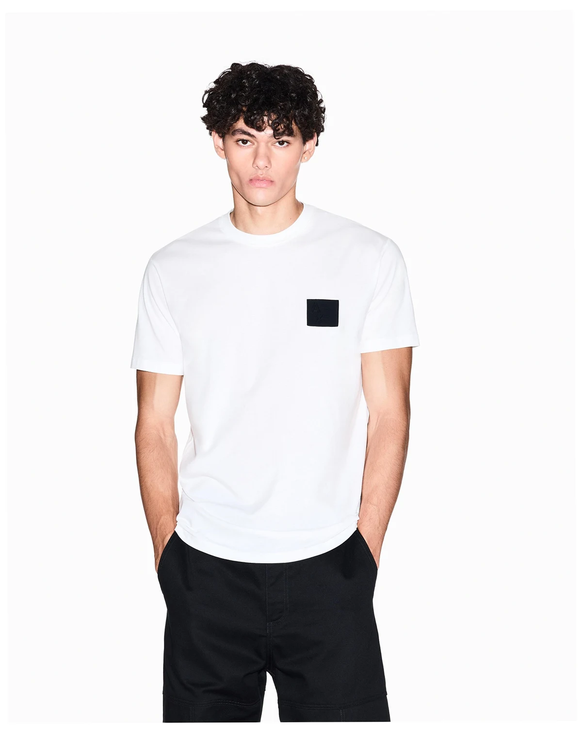 Men's Grid Box Top Chest T-Shirt