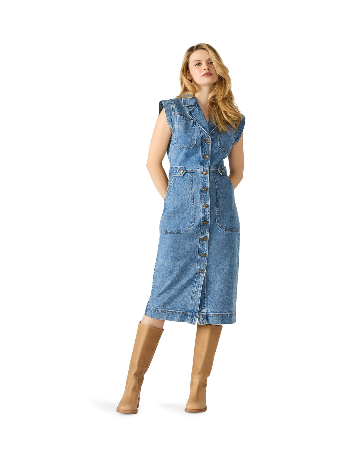 Women's Collared Julieta A-Line Dress