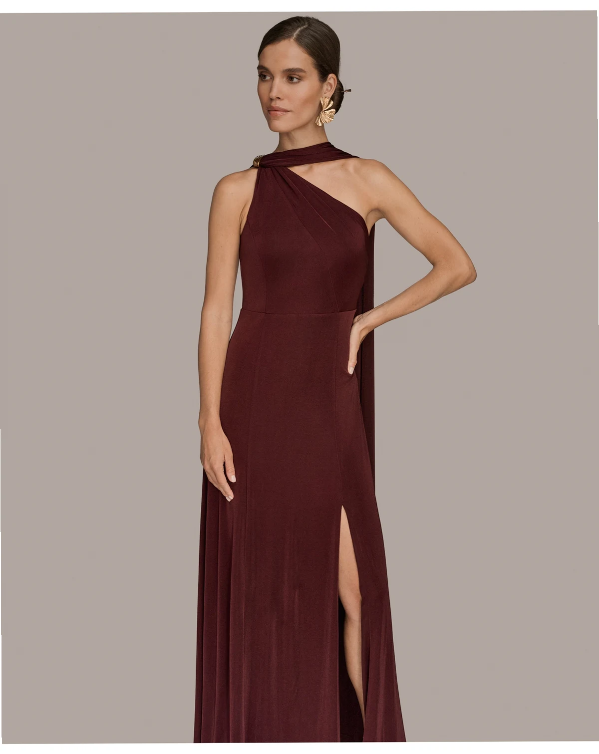 Women's One Shoulder Sleeveless Dress