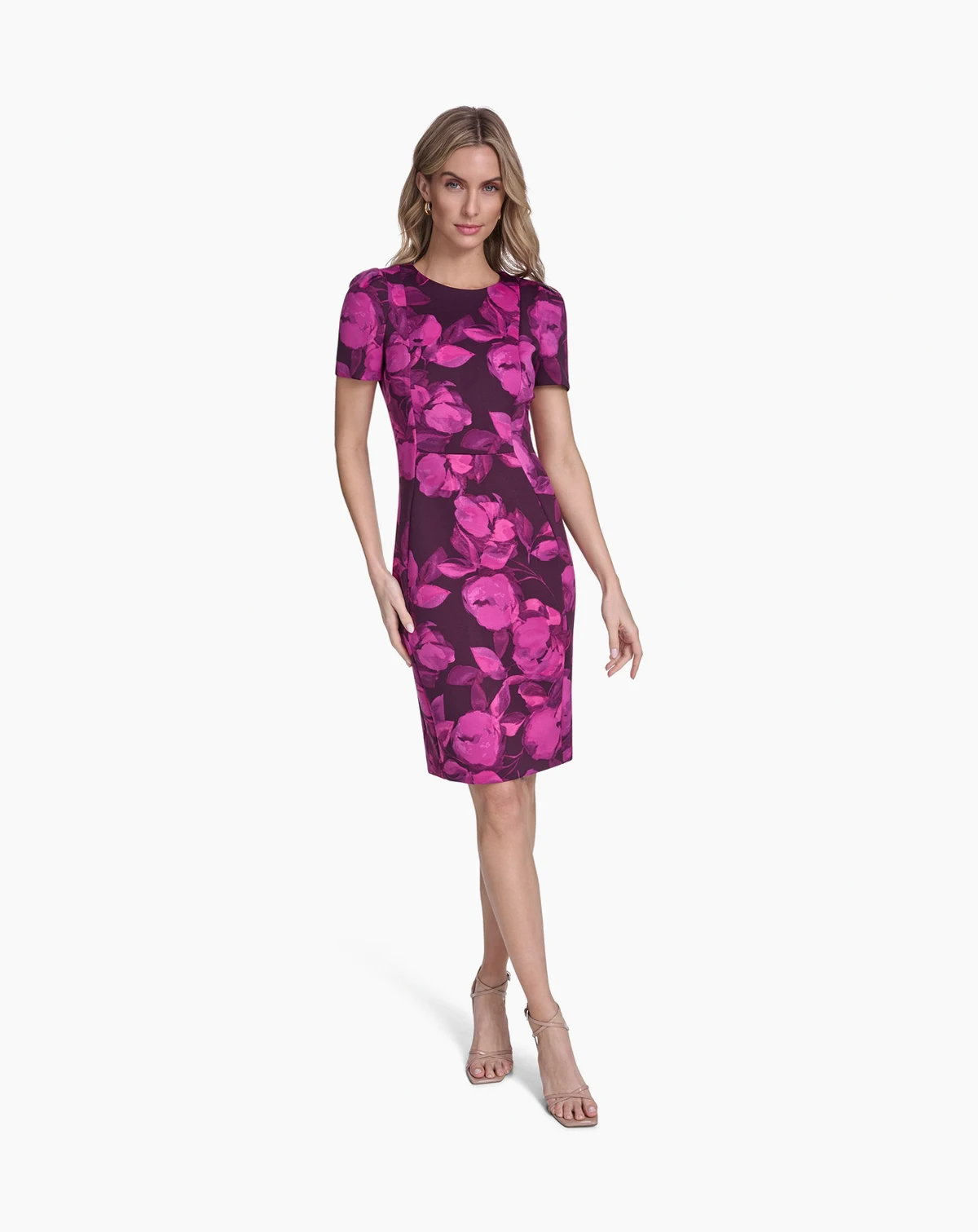 Women's Floral Print Short Dress