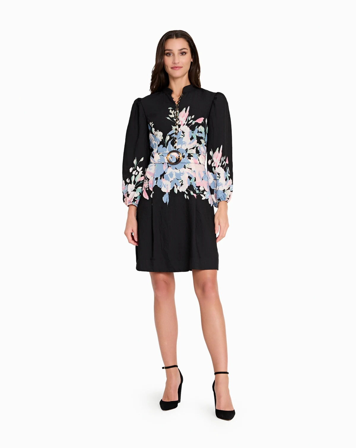 Women's Collared Knee Length Dress