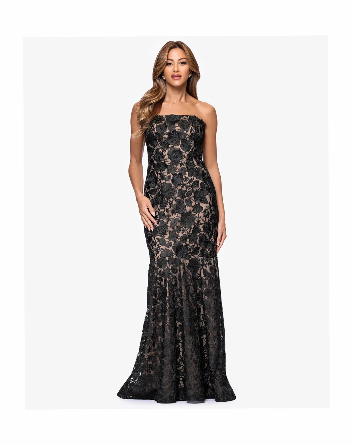 Women's Strapless Long Dress