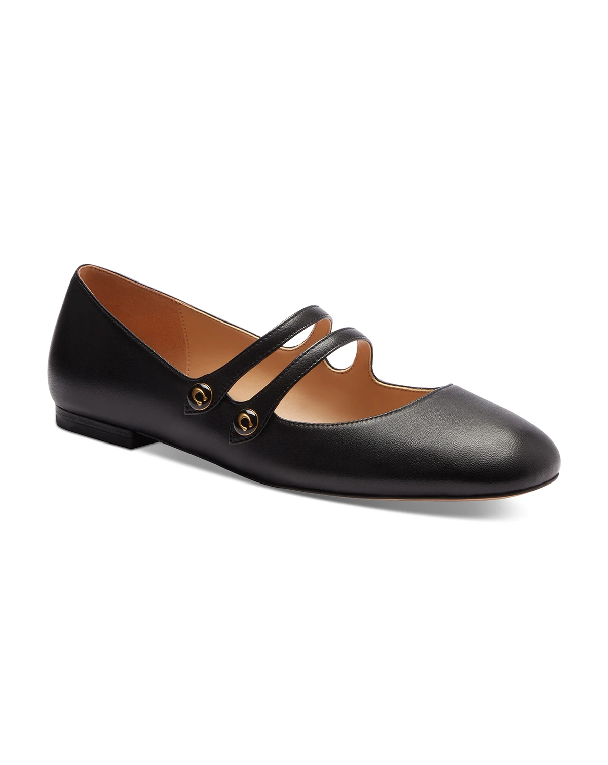 Winley Double Buckle Ballet Flats