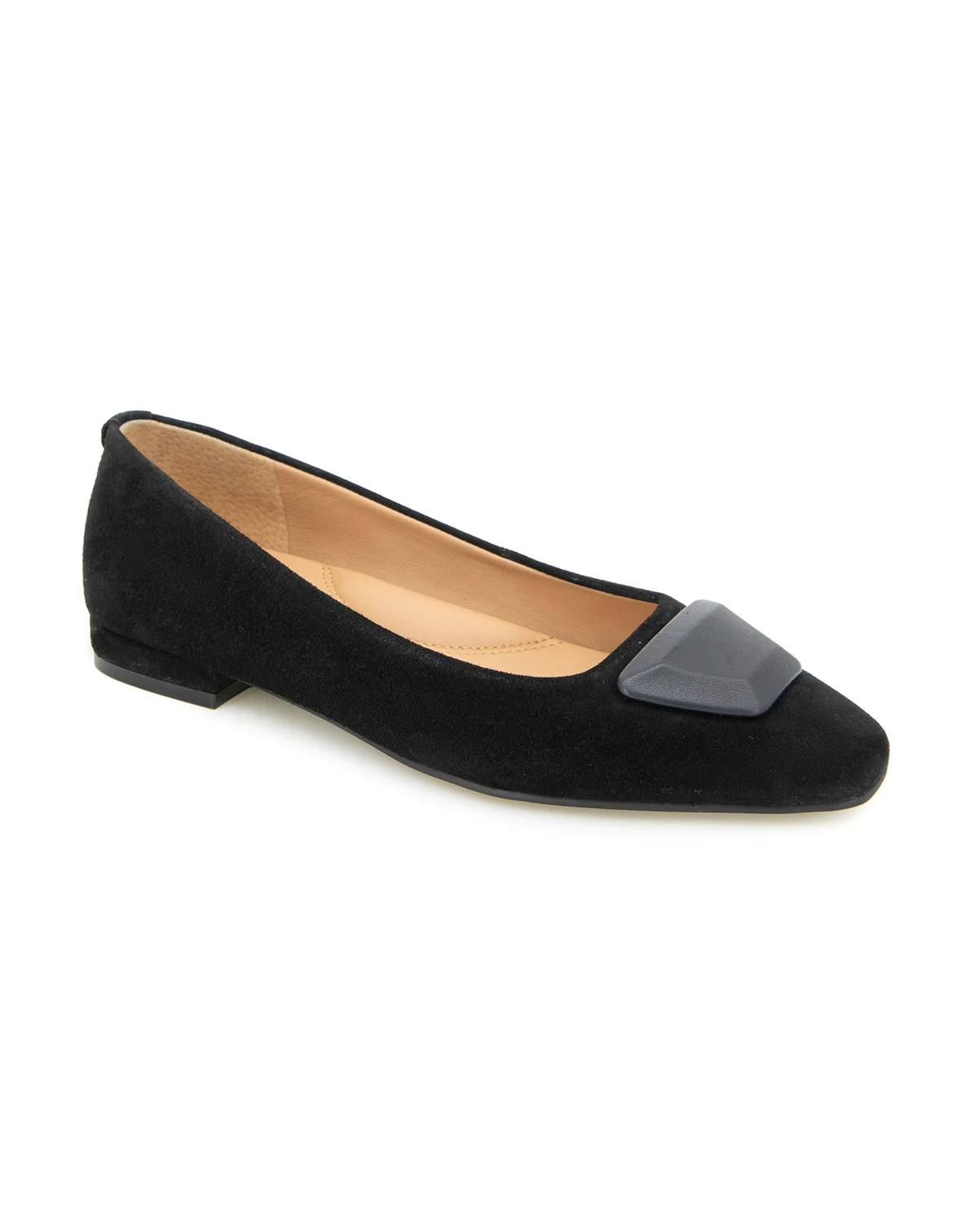 Women's Hanette Square Toe Suede Flats