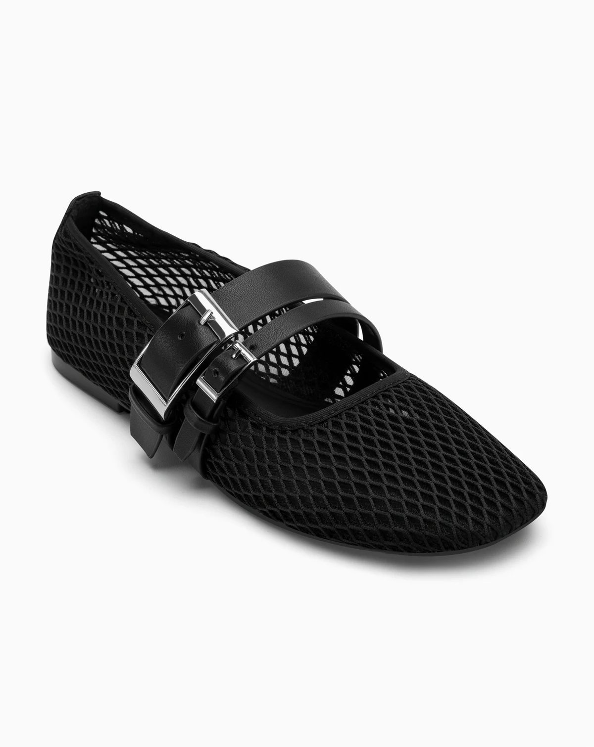 Women's Dade Mesh Buckle Ballet Flats
