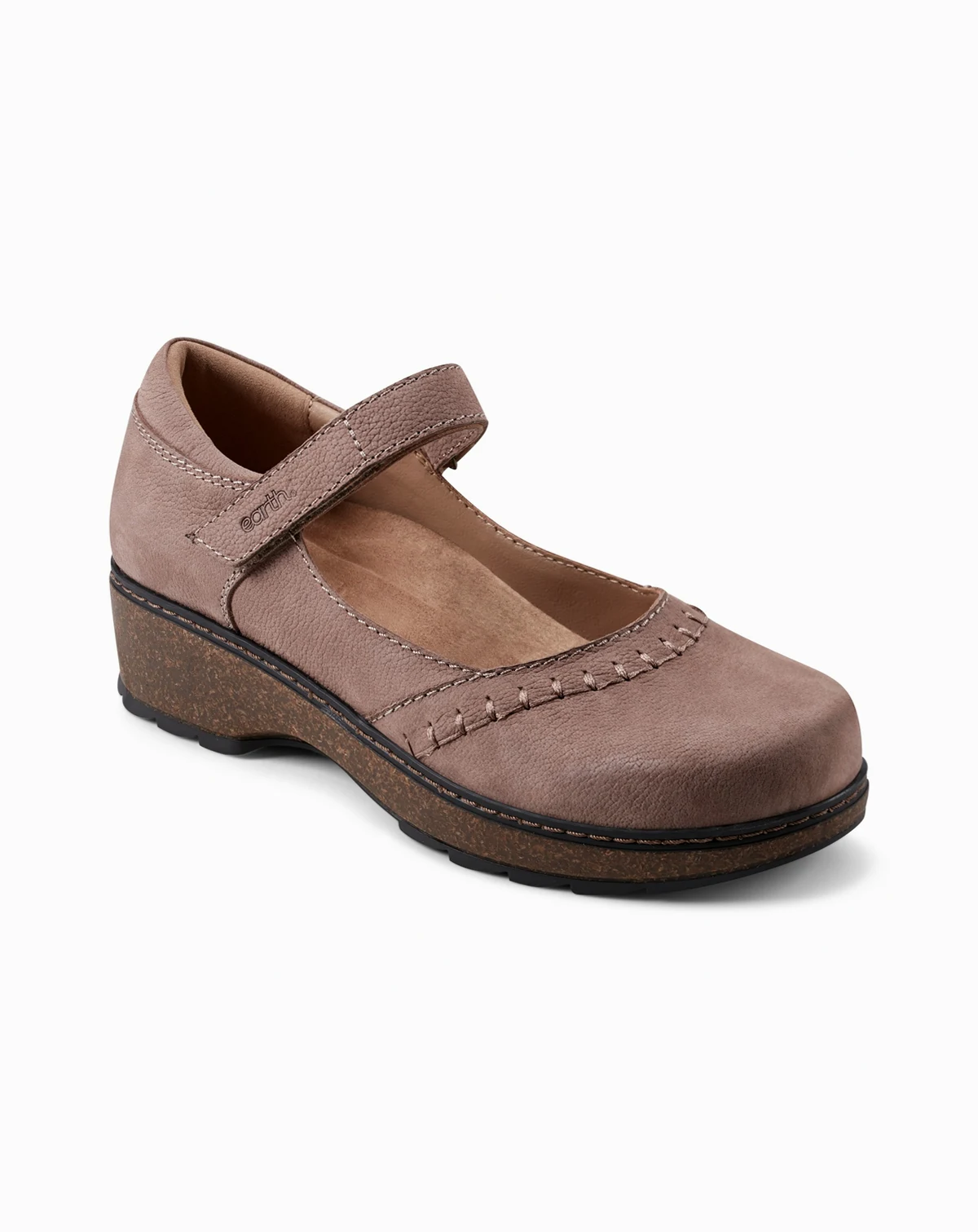 Women's Kalece Leather Stitched Mary Jane Flats