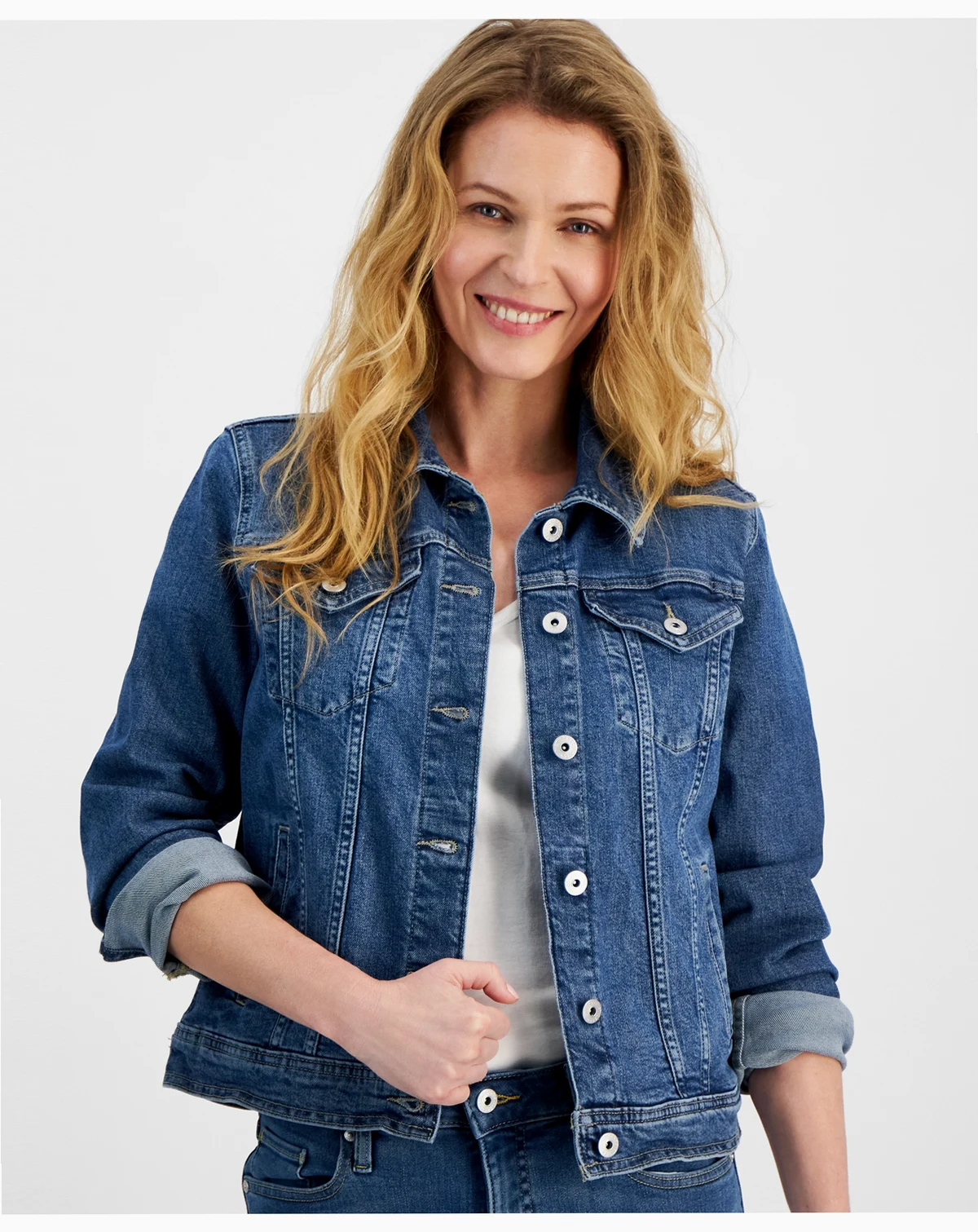 Women's Classic Denim Jacket, Created for Macy's