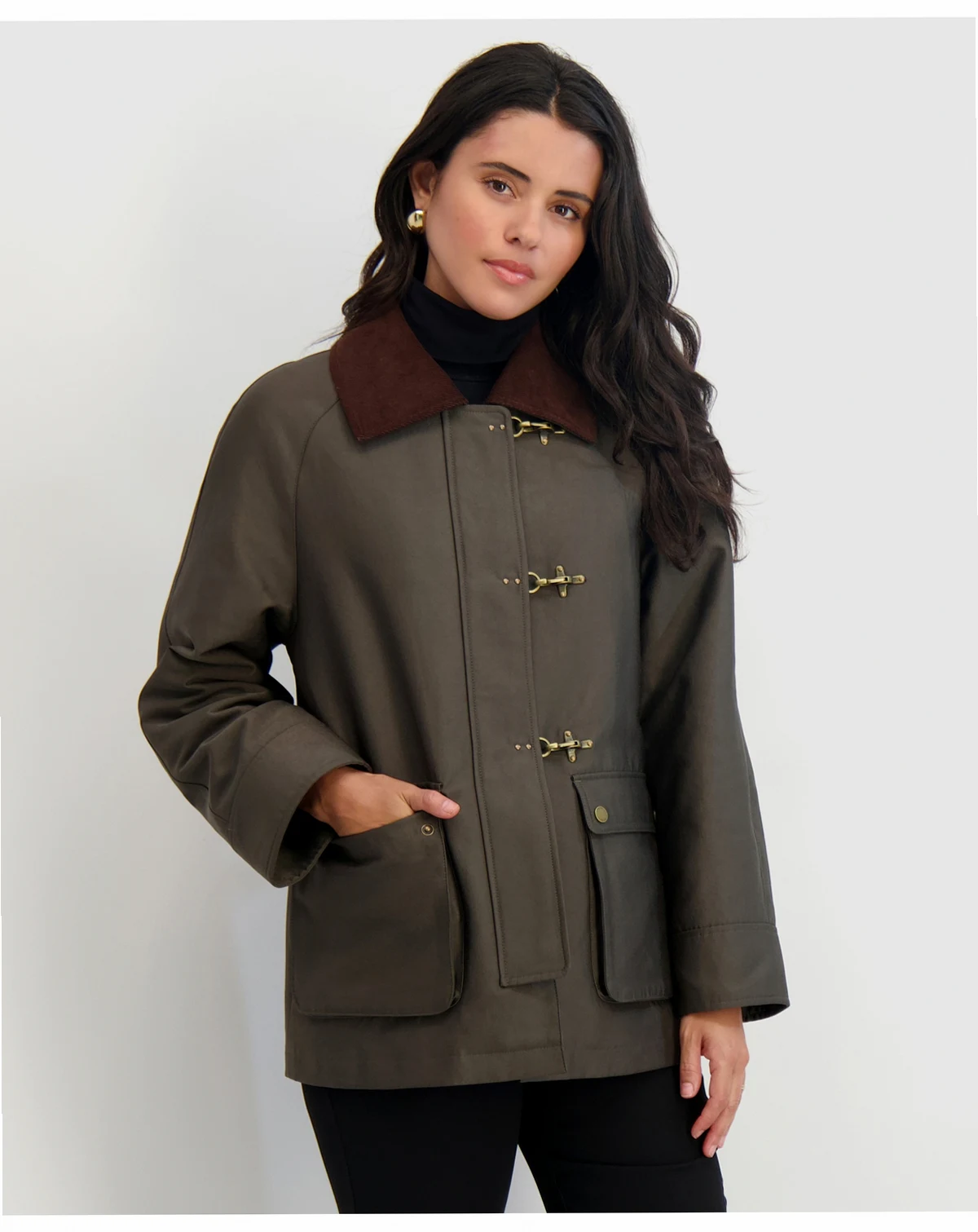 Women's Collared Canvas Barn Jacket