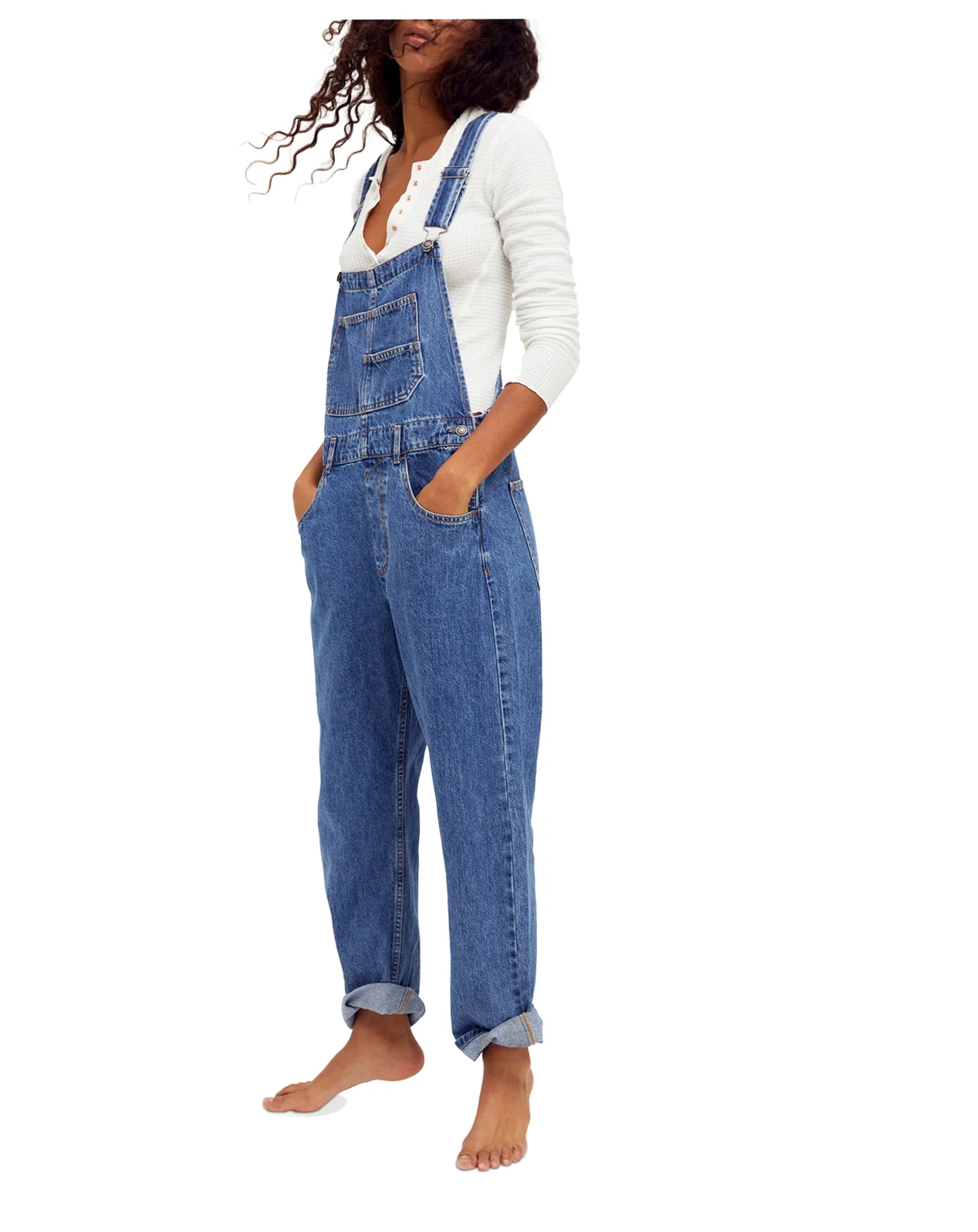 Ziggy Cotton Denim Overalls