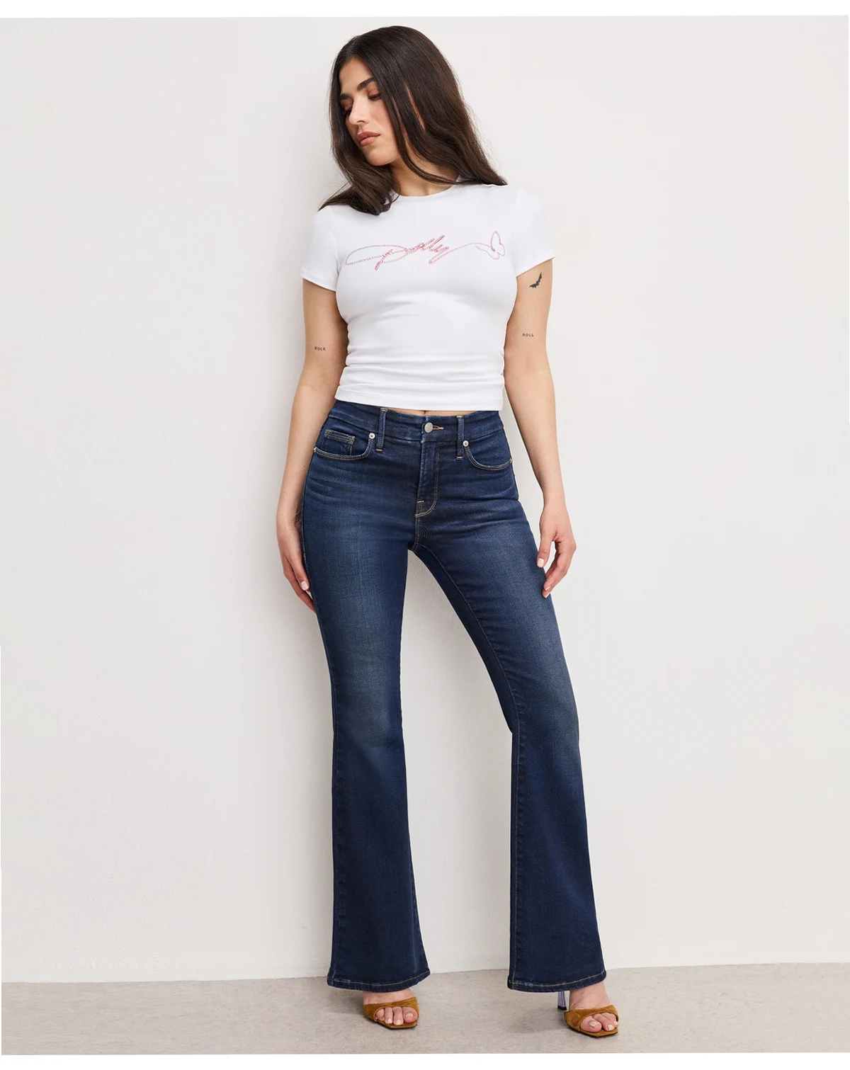 Women's Dolly Joleans Flare Jeans, Regular & Plus Size