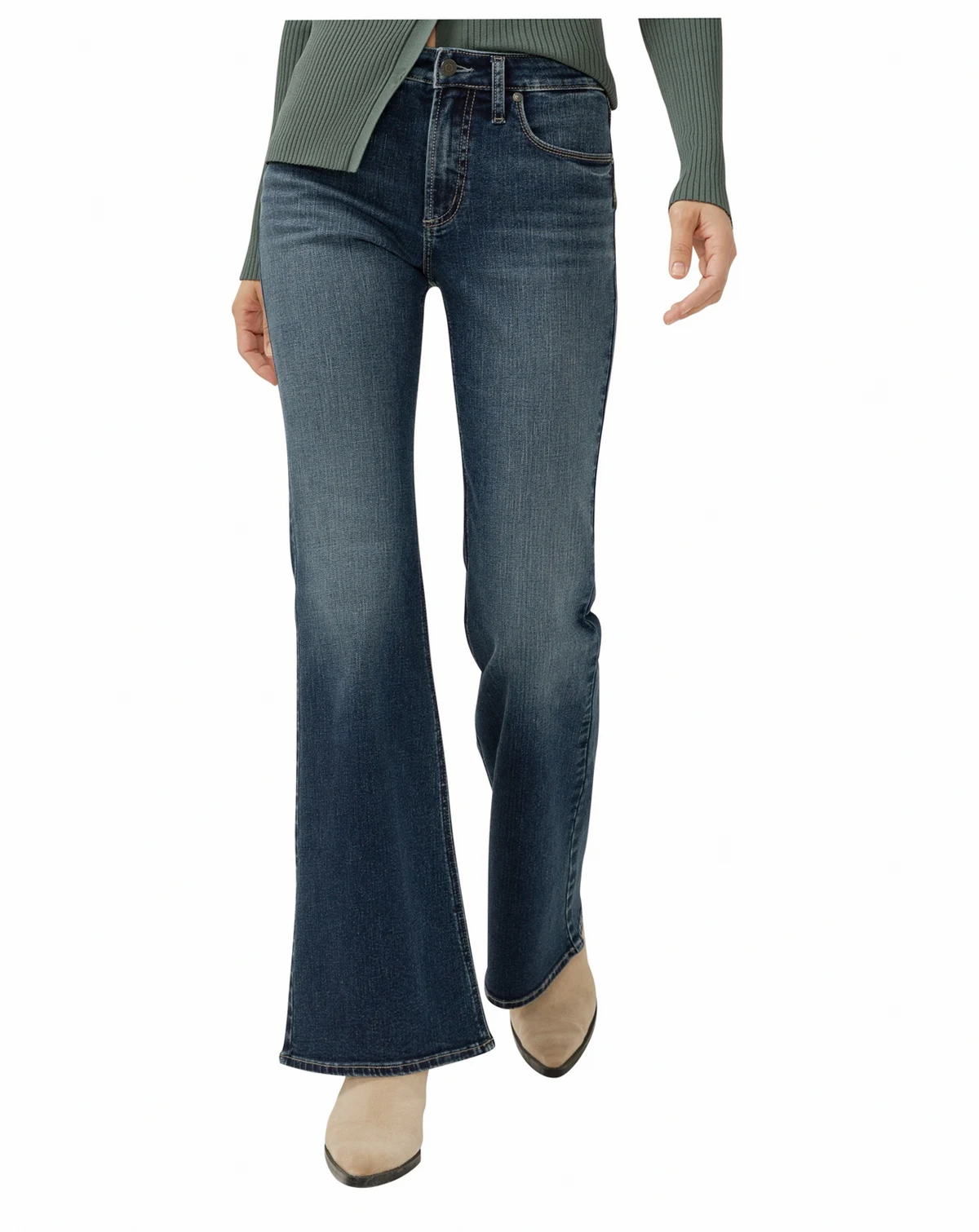 Women's Most Wanted Mid Rise Flare Leg Jeans