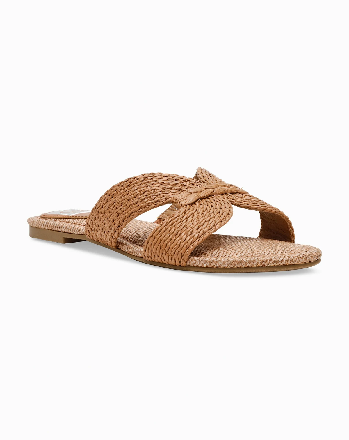 Women's Geeya Raffia Criss Cross Strap Slide Sandals