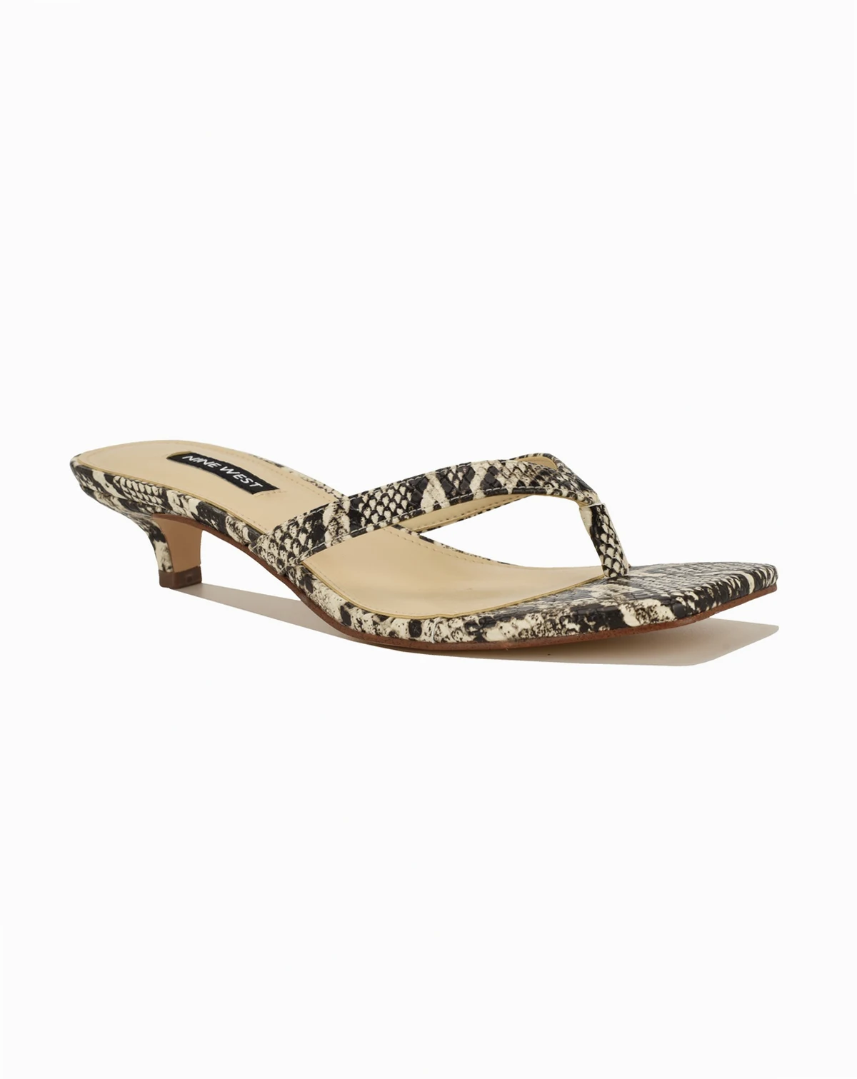 Women's Cassa Thong Low Kitten Heel Dress Sandals