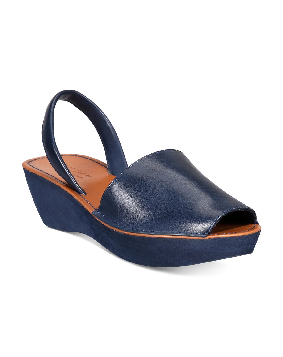 Fine Glass Platform Wedge Sandals