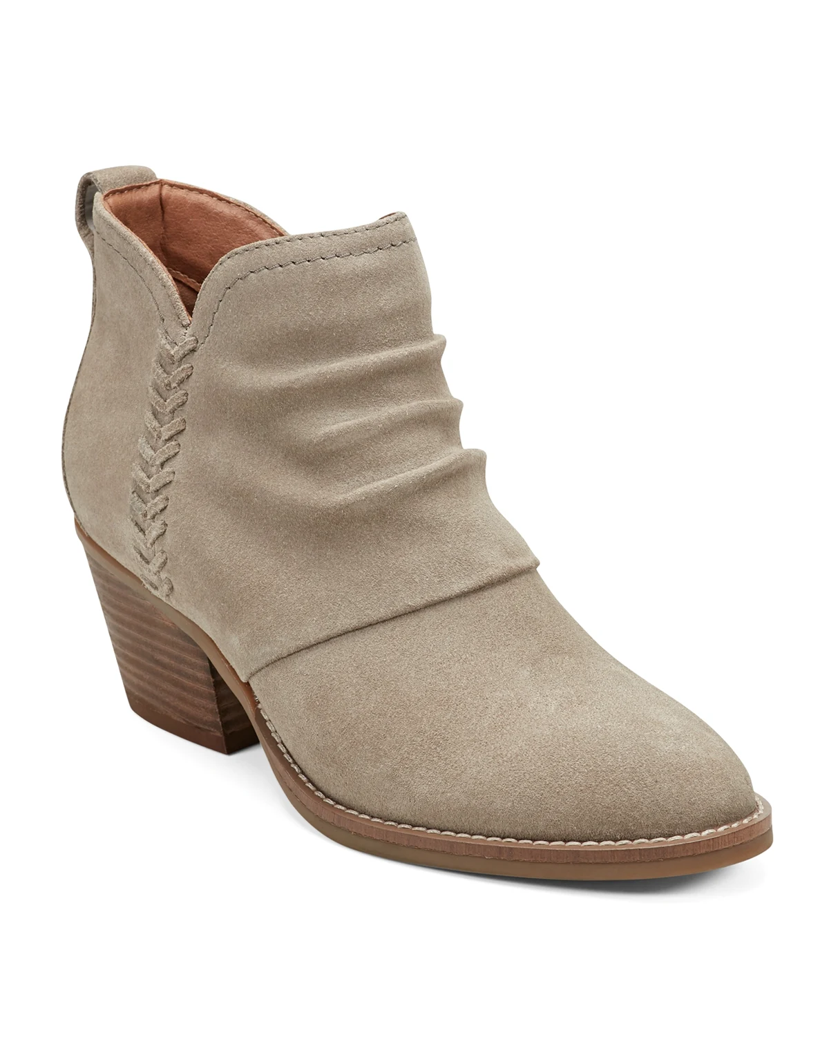 Women's Chandy Ruched Block Heel Booties