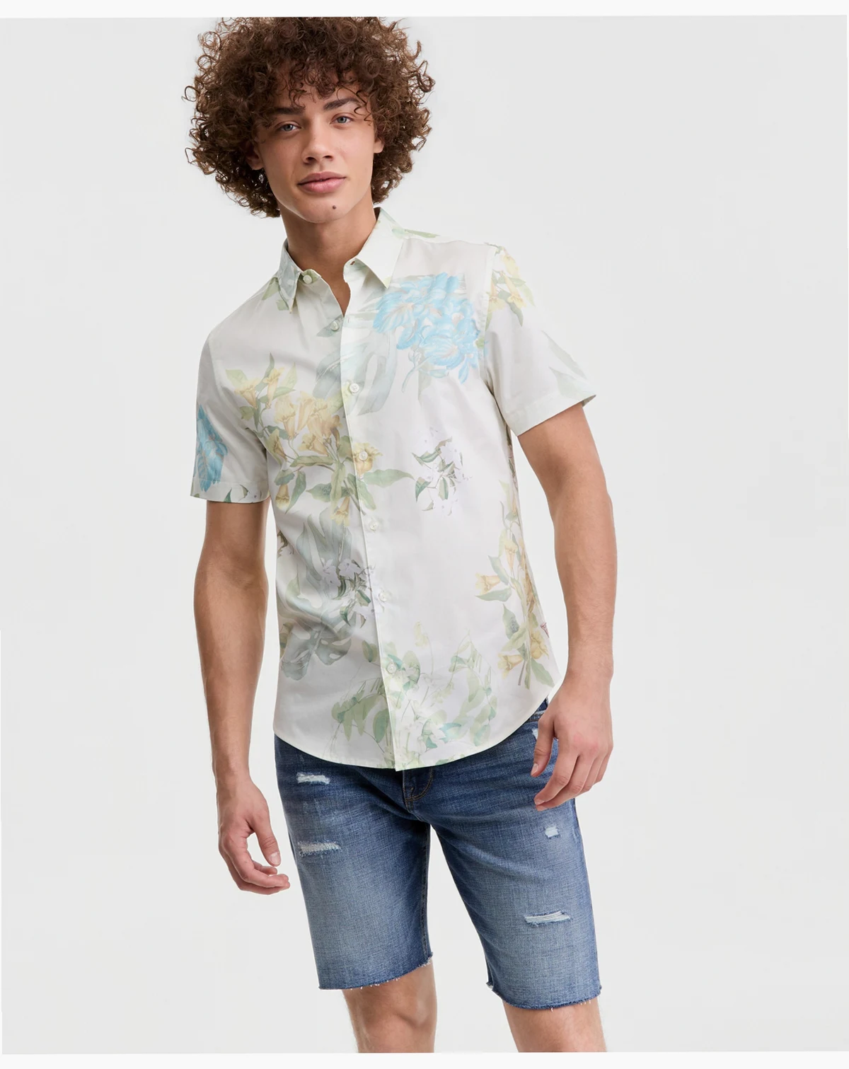 Men's Luxe Floral Woven Shirt