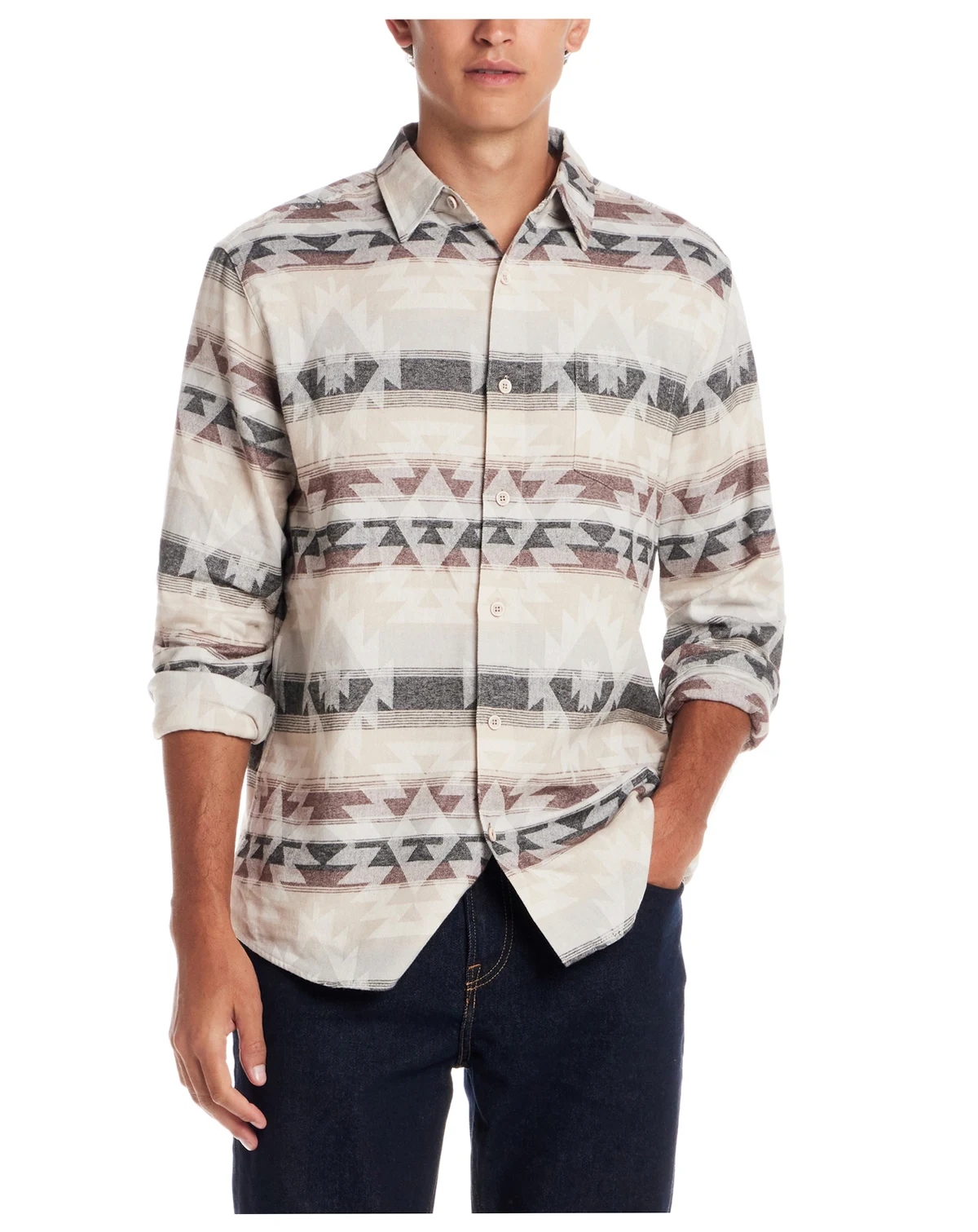 Men's Southwest Jacquard Overshirt