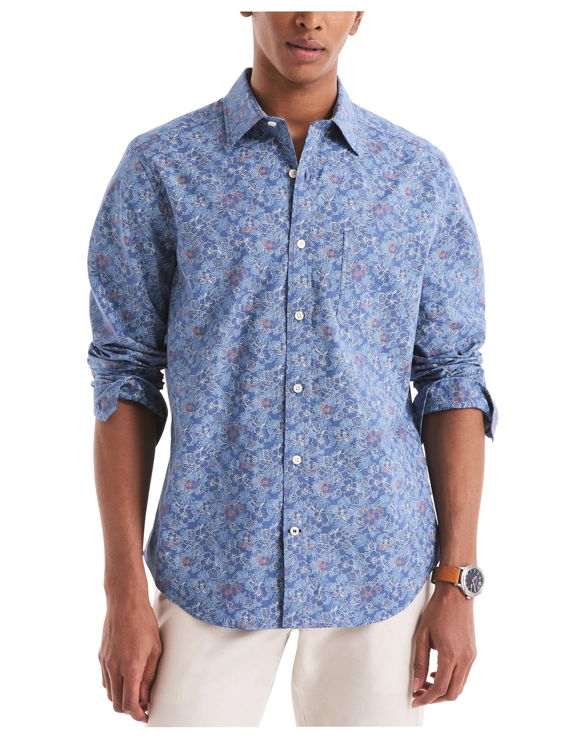 Men's Printed Floral Shirt
