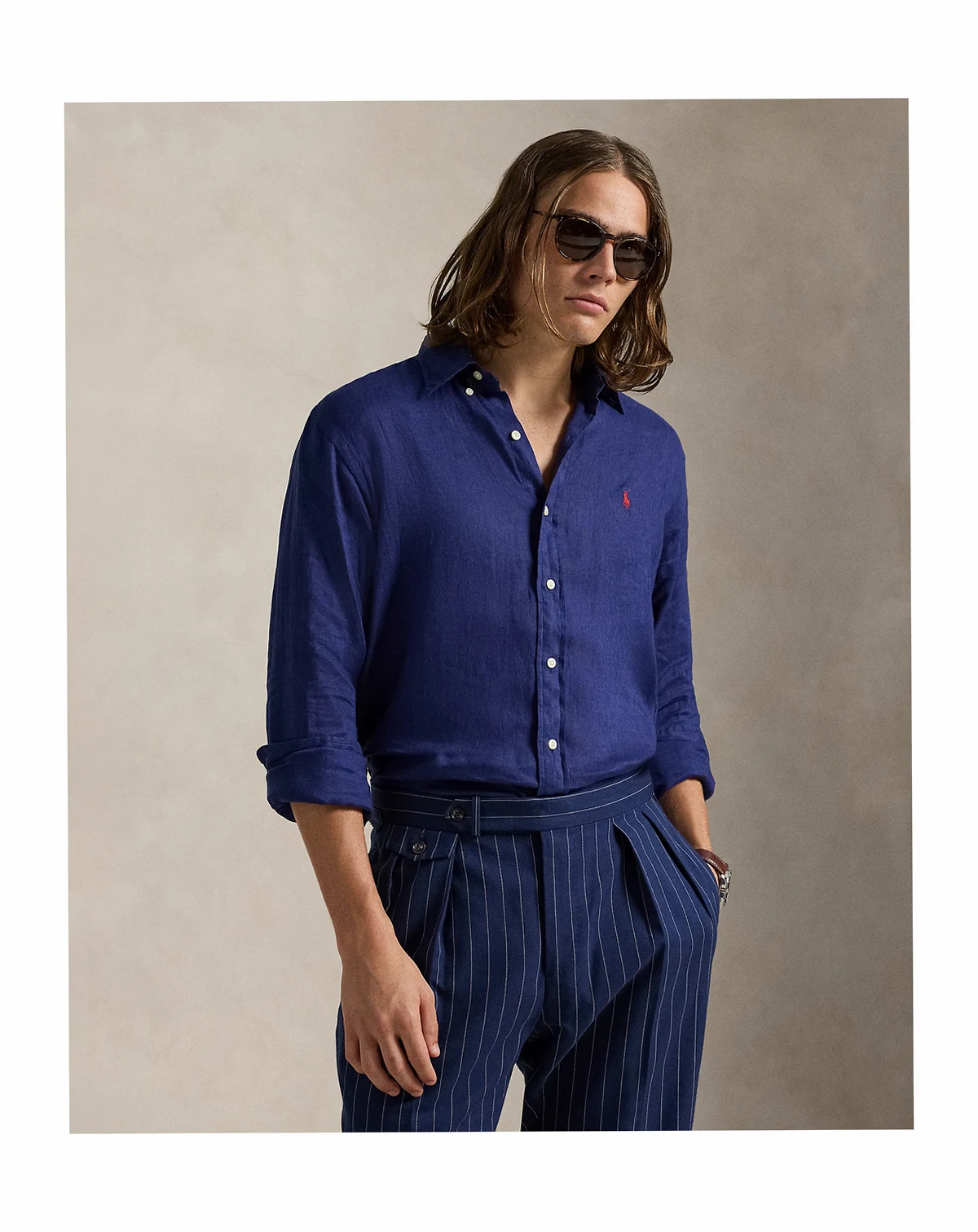 Men's Classic-Fit Linen Shirt
