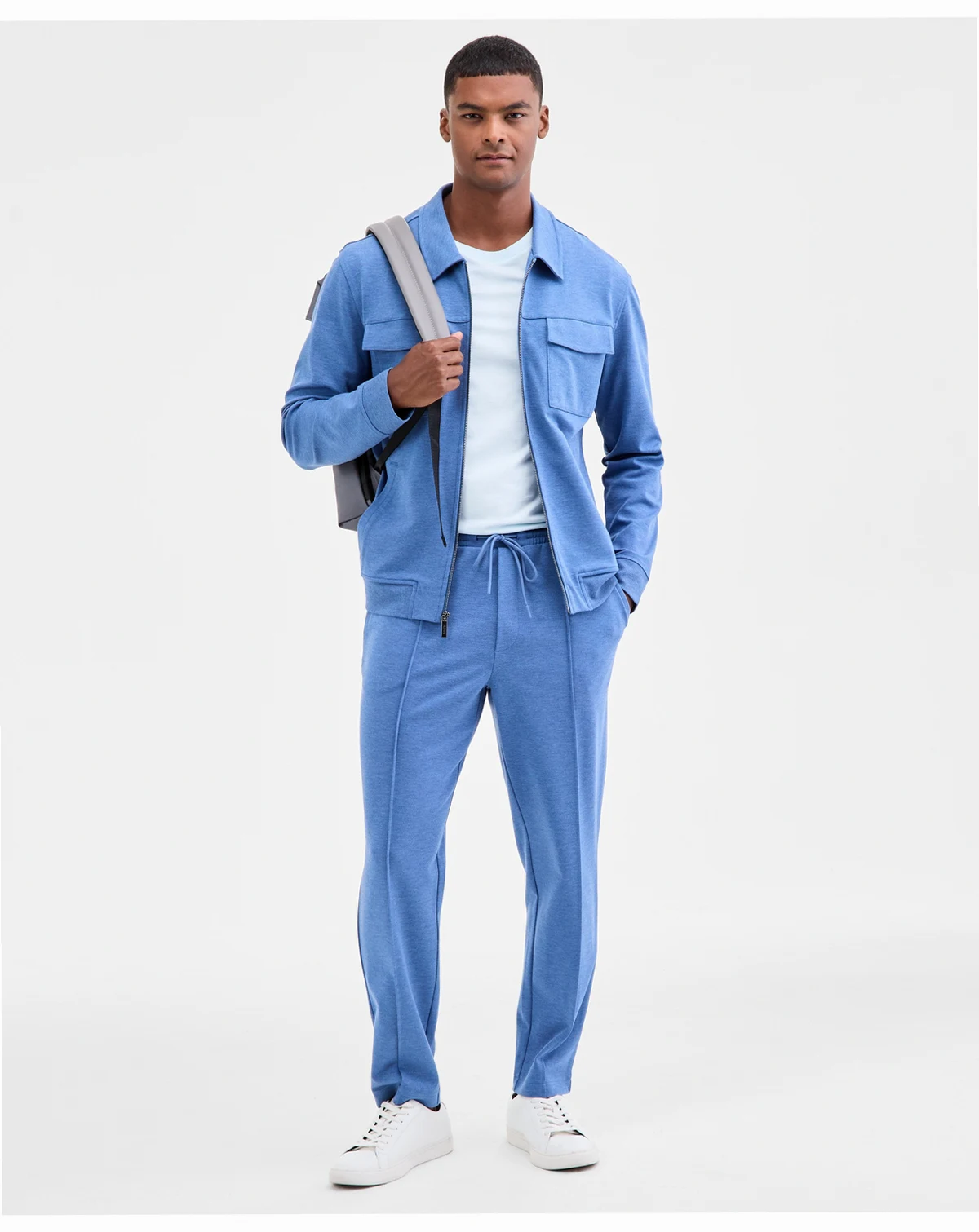 Men's Heather Ponte Pants, Macy's Exclusive