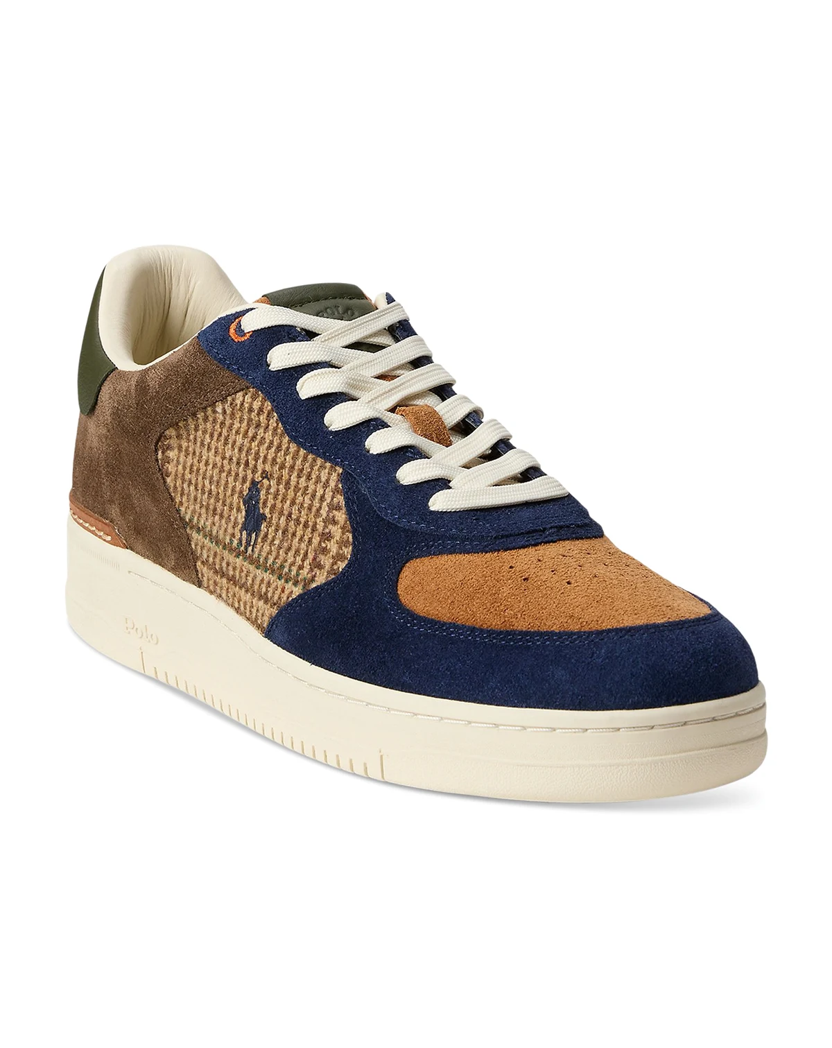 Men's Suede & Wool Masters Court Sneakers