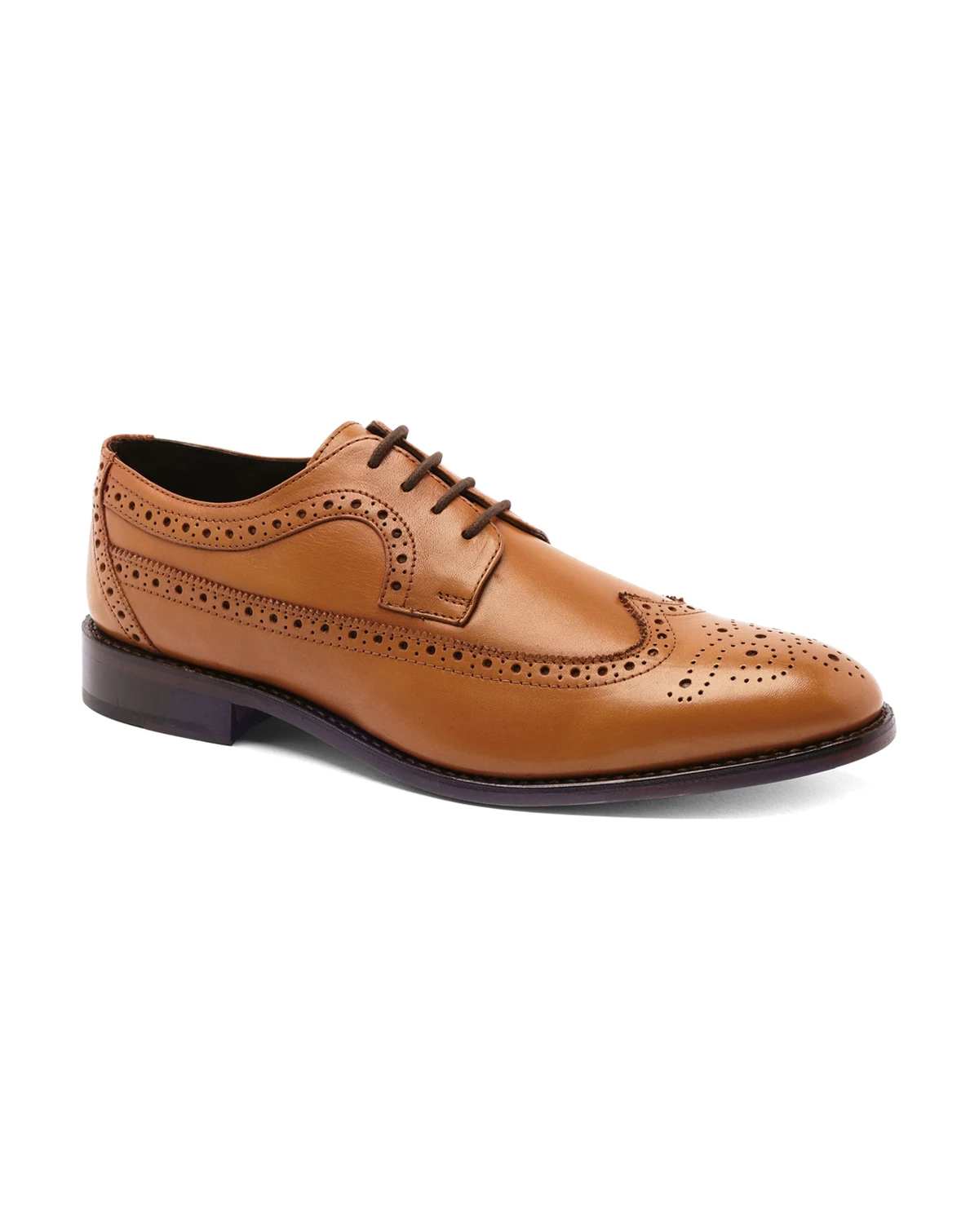 Men's Regan Wingtip Leather Lace-Up Dress Shoes