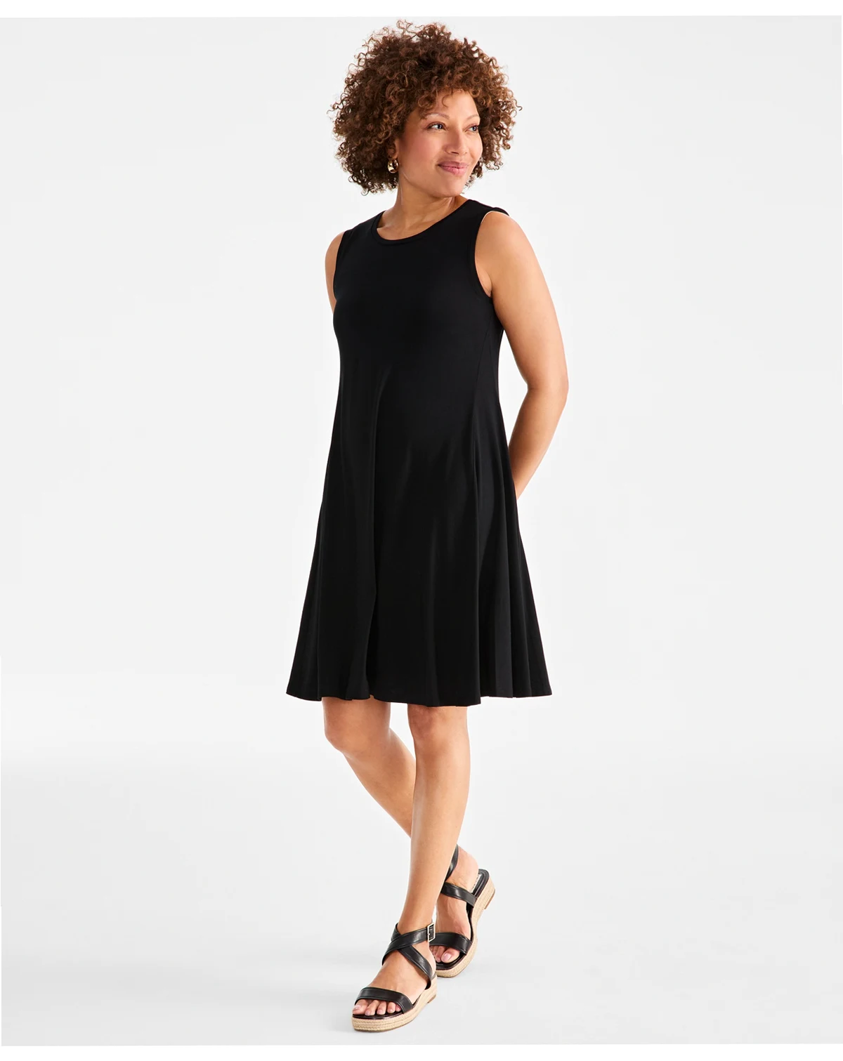 Women's Sleeveless Flip-Flop Dress, Created for Macy's
