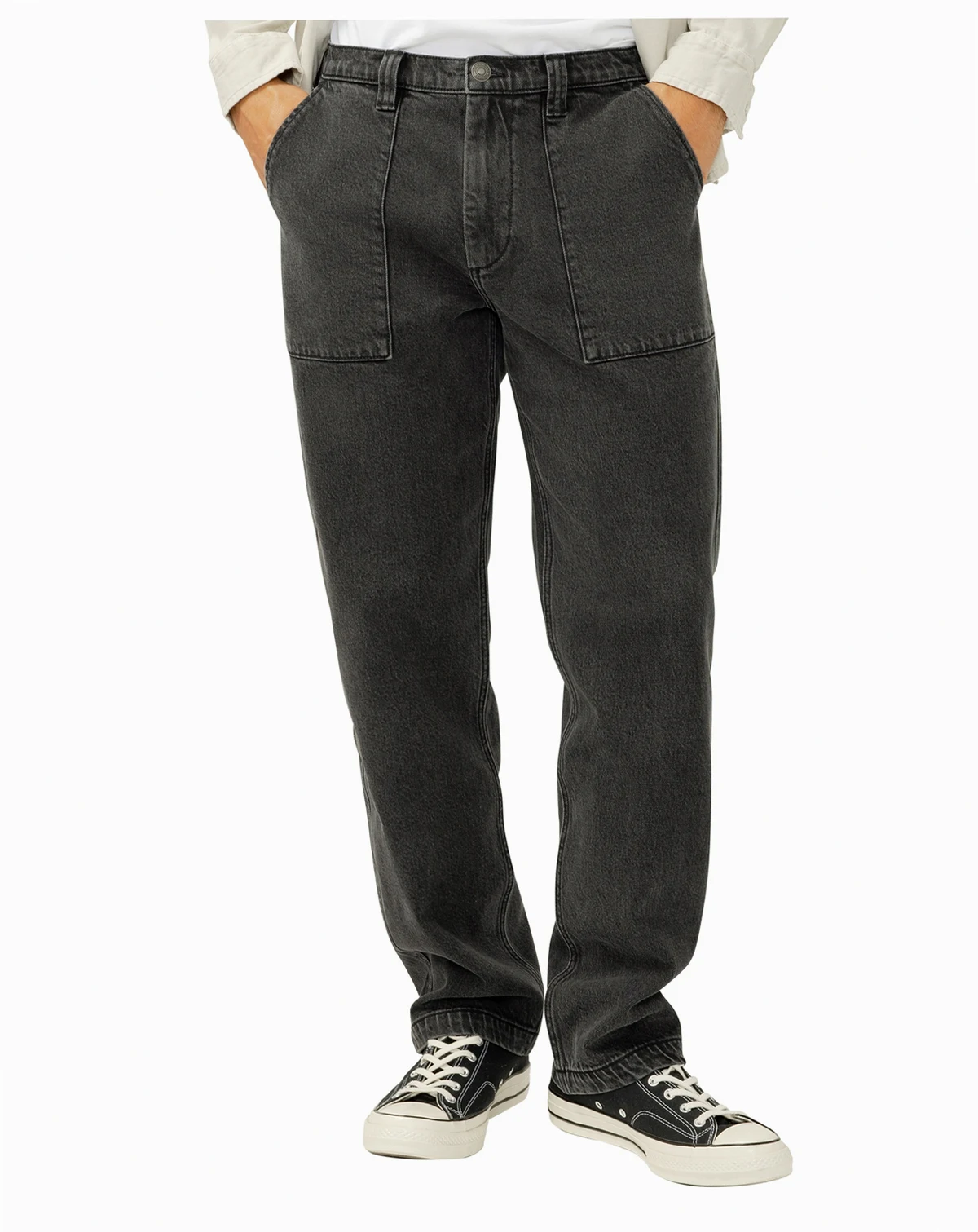 Men's Straight-Leg Utility Jeans