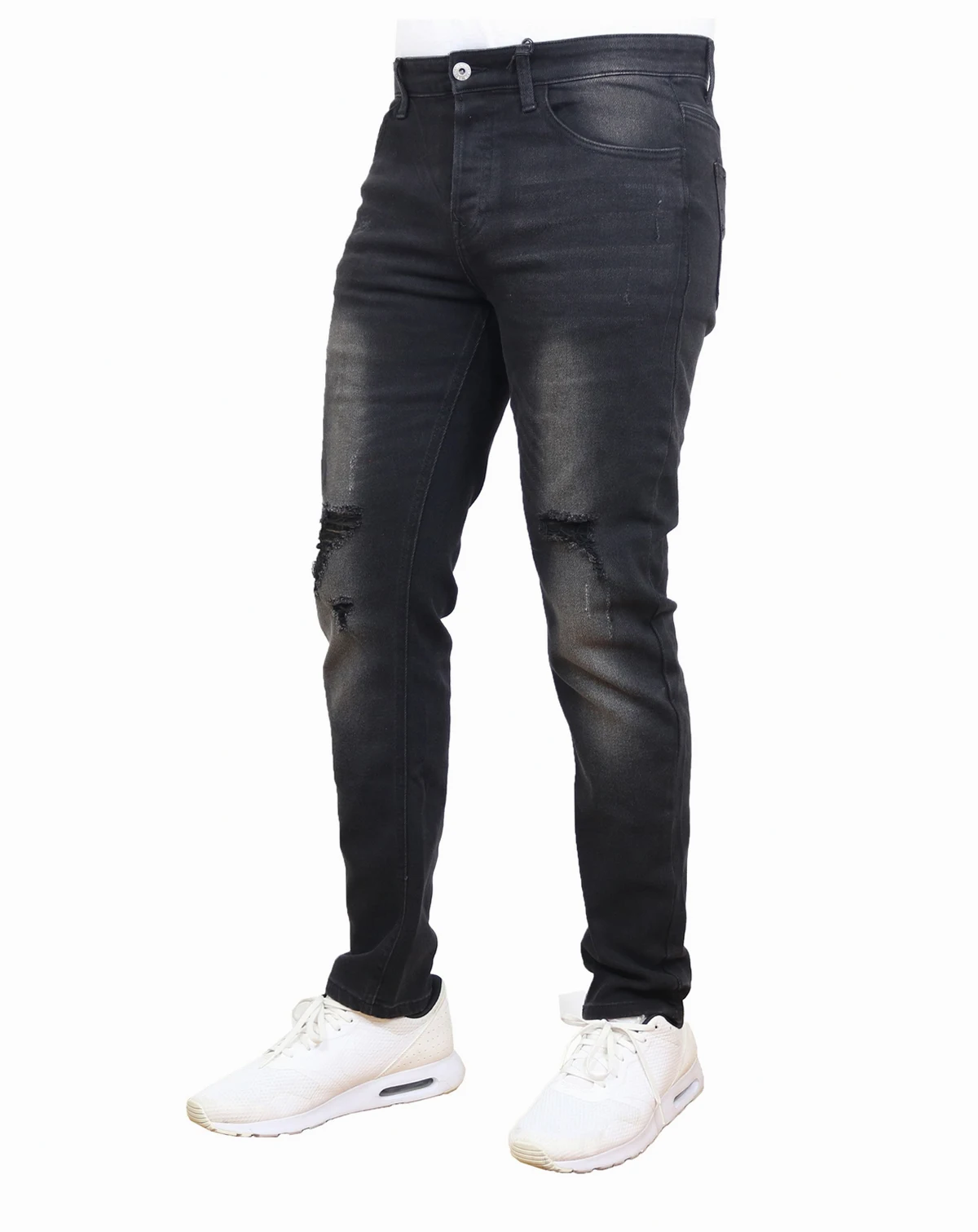 Men's Stretch Ripped Jeans