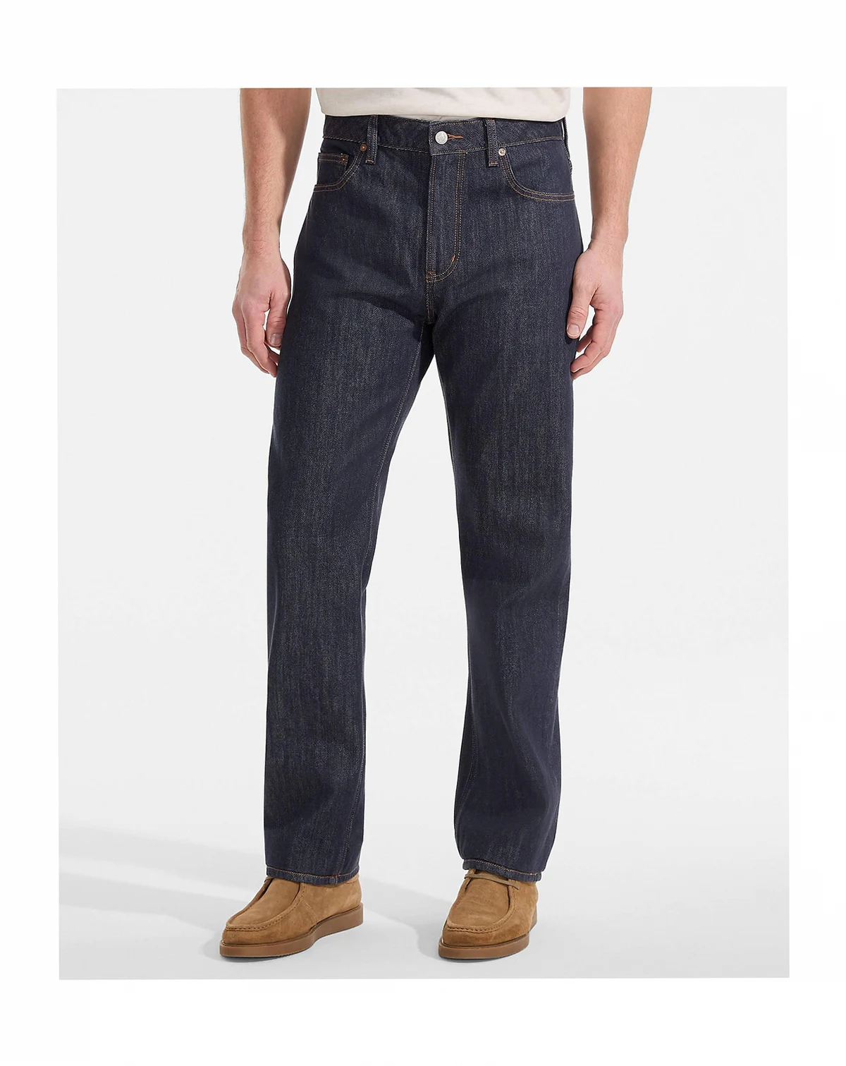 Men's Rigid Comfort Waist Classic Fit Stay Blue Jean