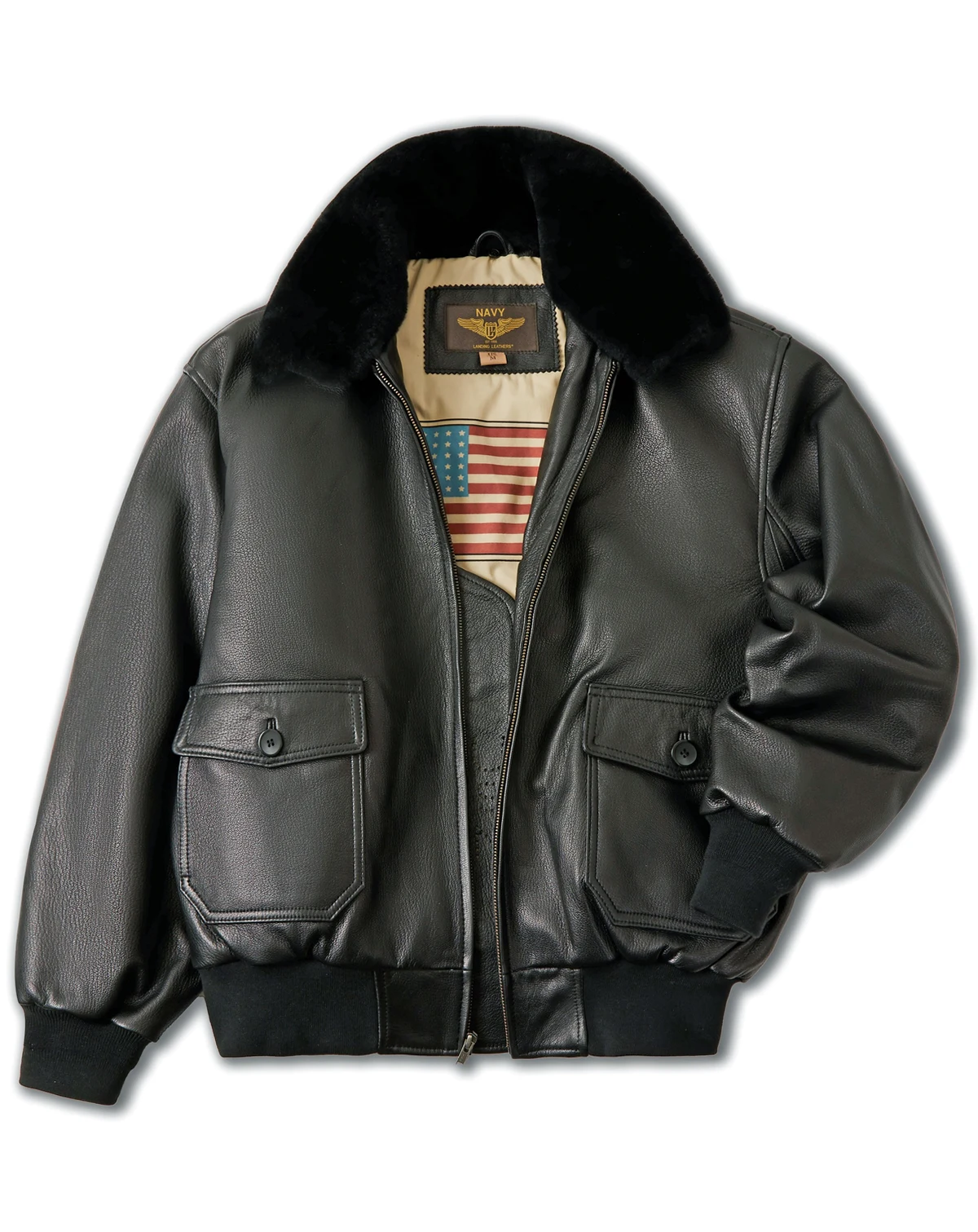 Men's G-1 Leather Flight Bomber Jacket