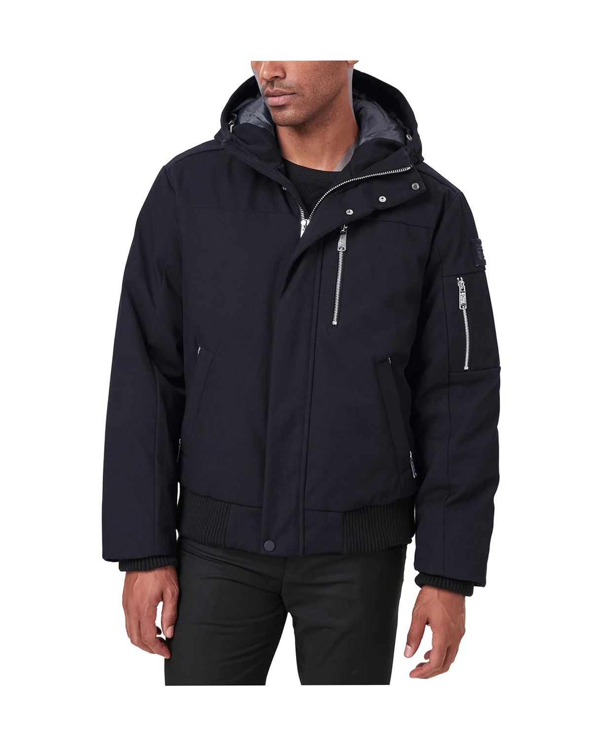 Men's Hooded Bomber Jacket