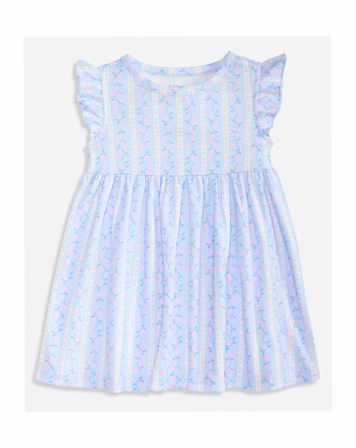 Toddler Girls' 2T-4T Mix and Match Linear Floral-Print Flutter-Sleeve Dress, Macy's Exclusive